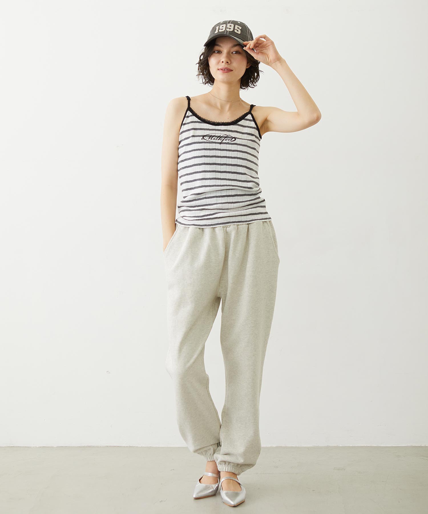 OVAL LOGO LACE CAMISOLE