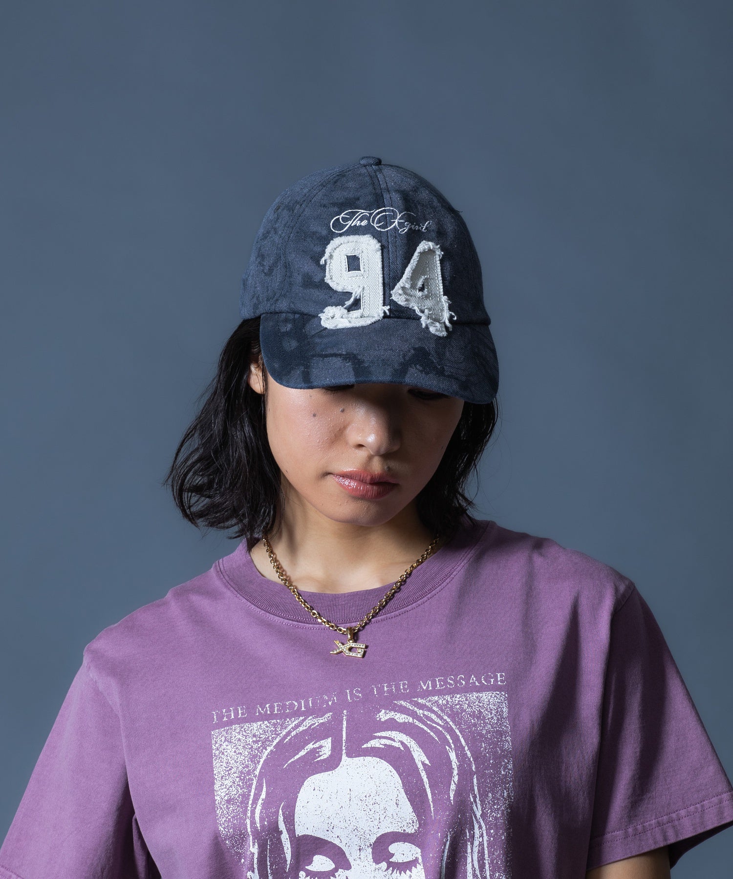 FADED NUMBER LOGO 6PANEL CAP