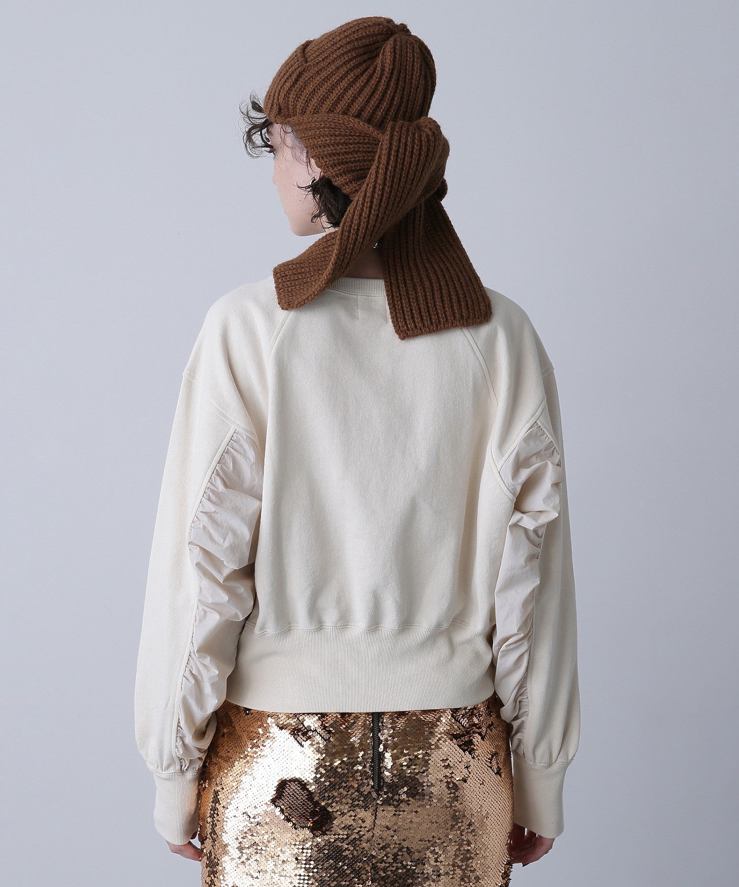 ナイロンドッキングスウェット