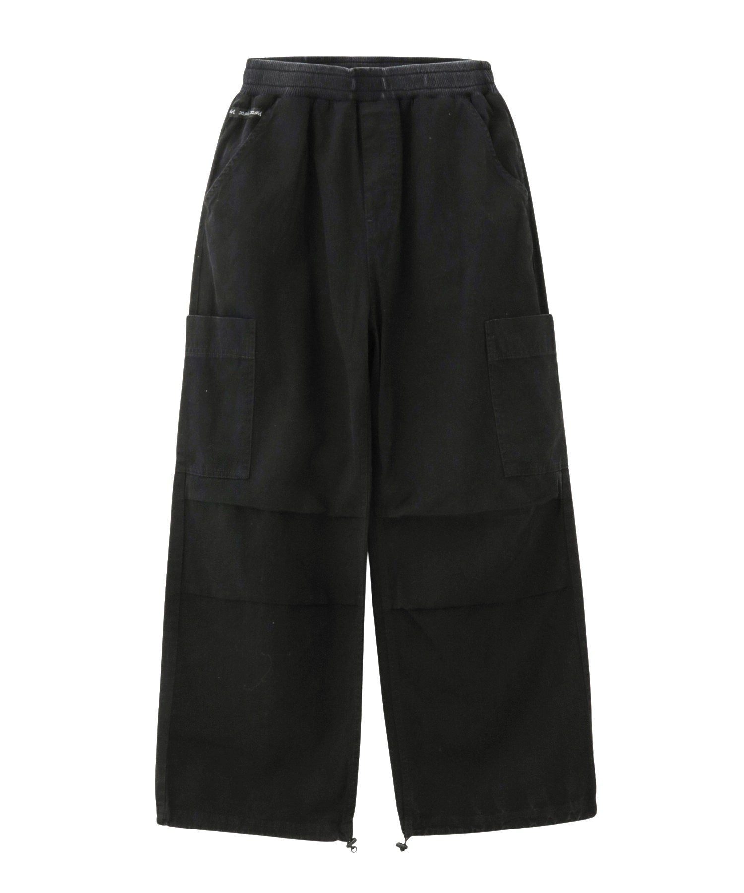 WAIST RIB EASY PANTS