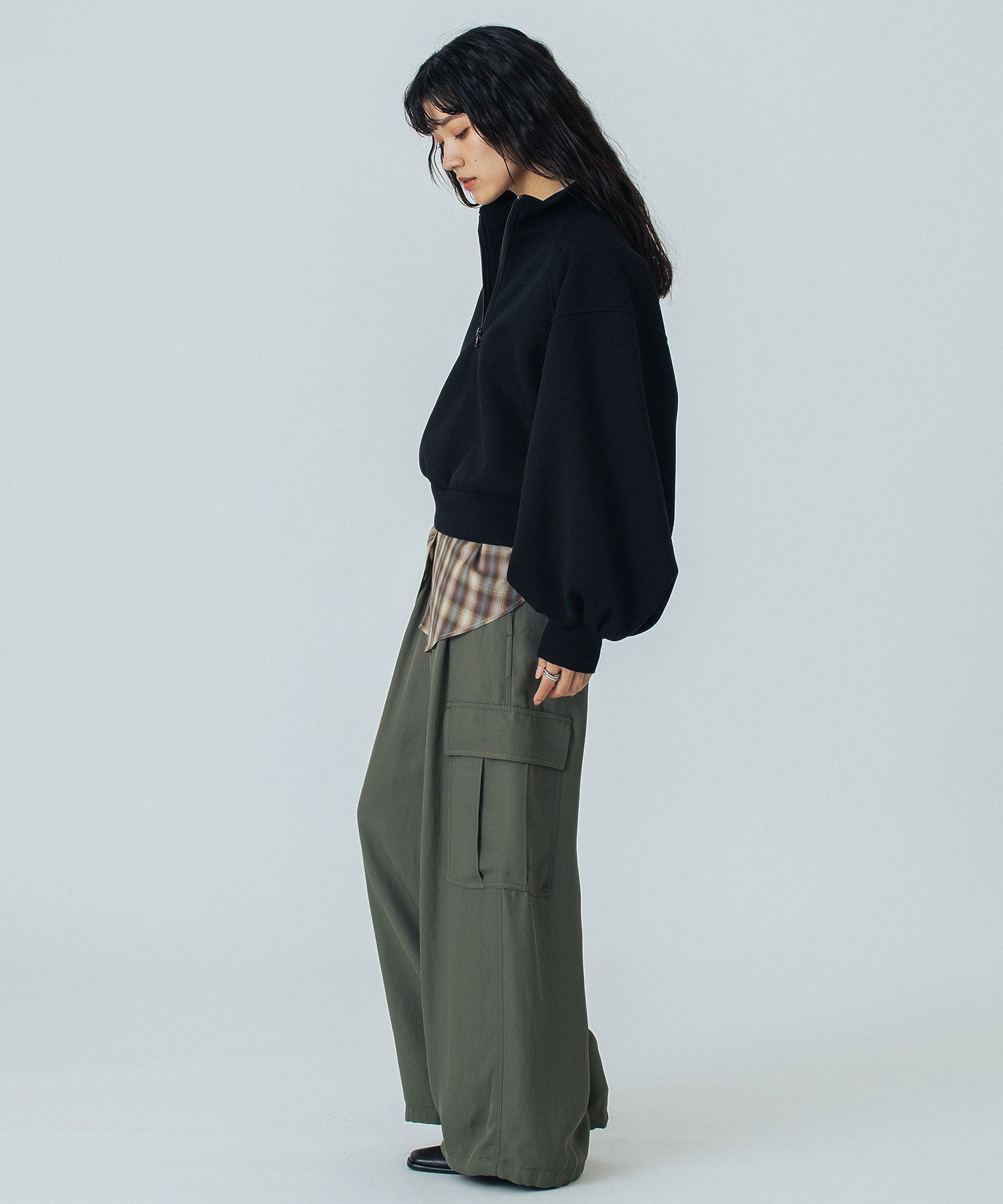 model:167cm 着用サイズ:S