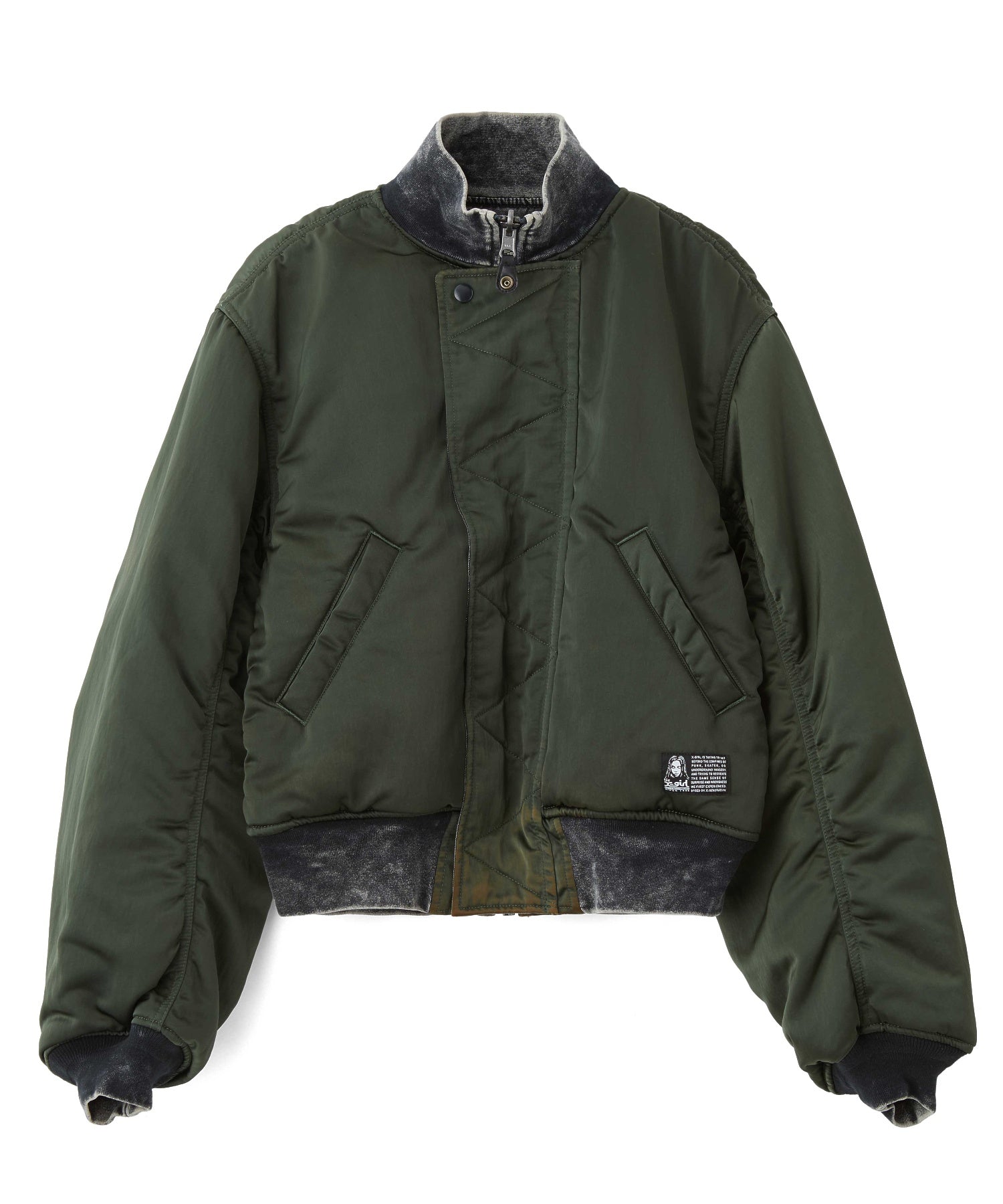 REVERSIBLE FADED MA-1 JACKET