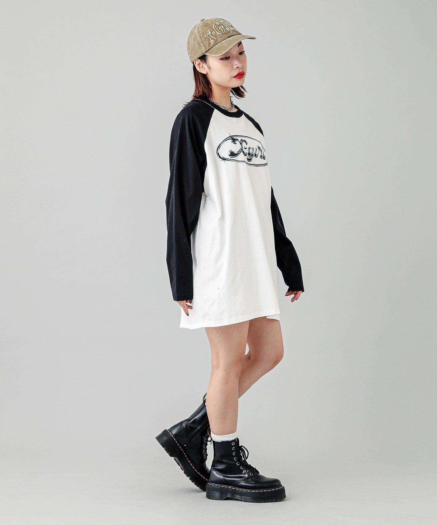 METAL LOGO B/B BIG TEE DRESS