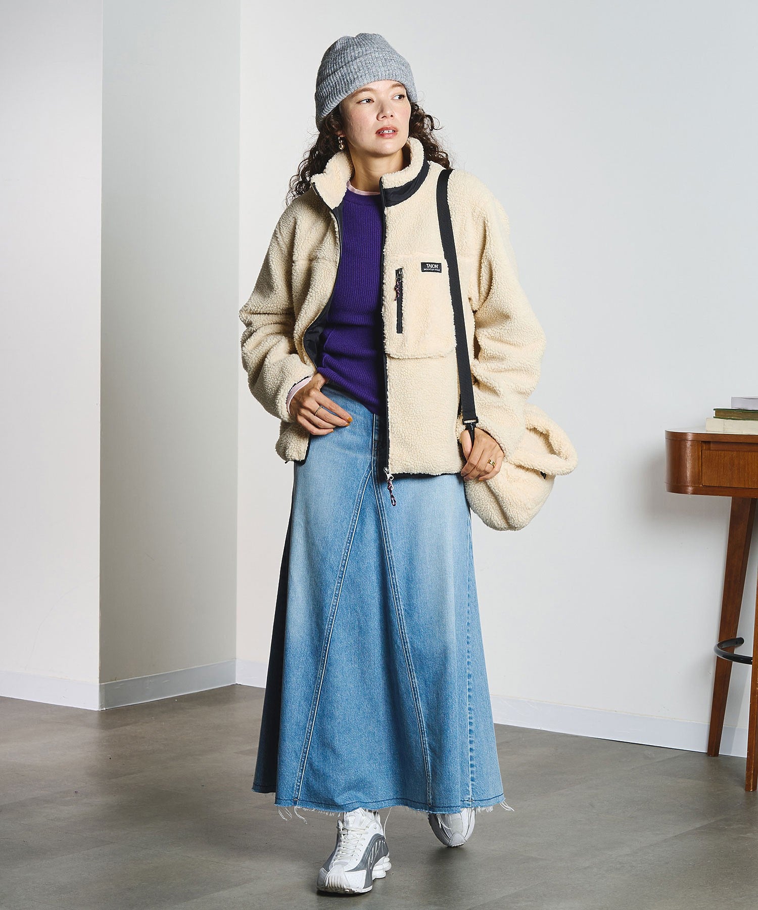 【ROSE BUD別注】KNIT BEANIE