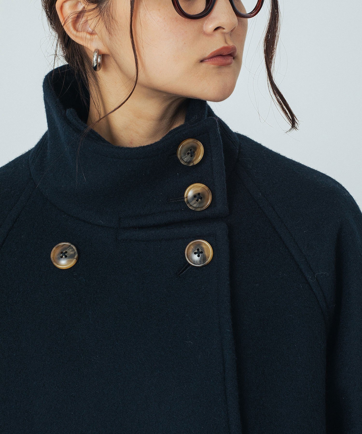 STAND COLLAR COAT