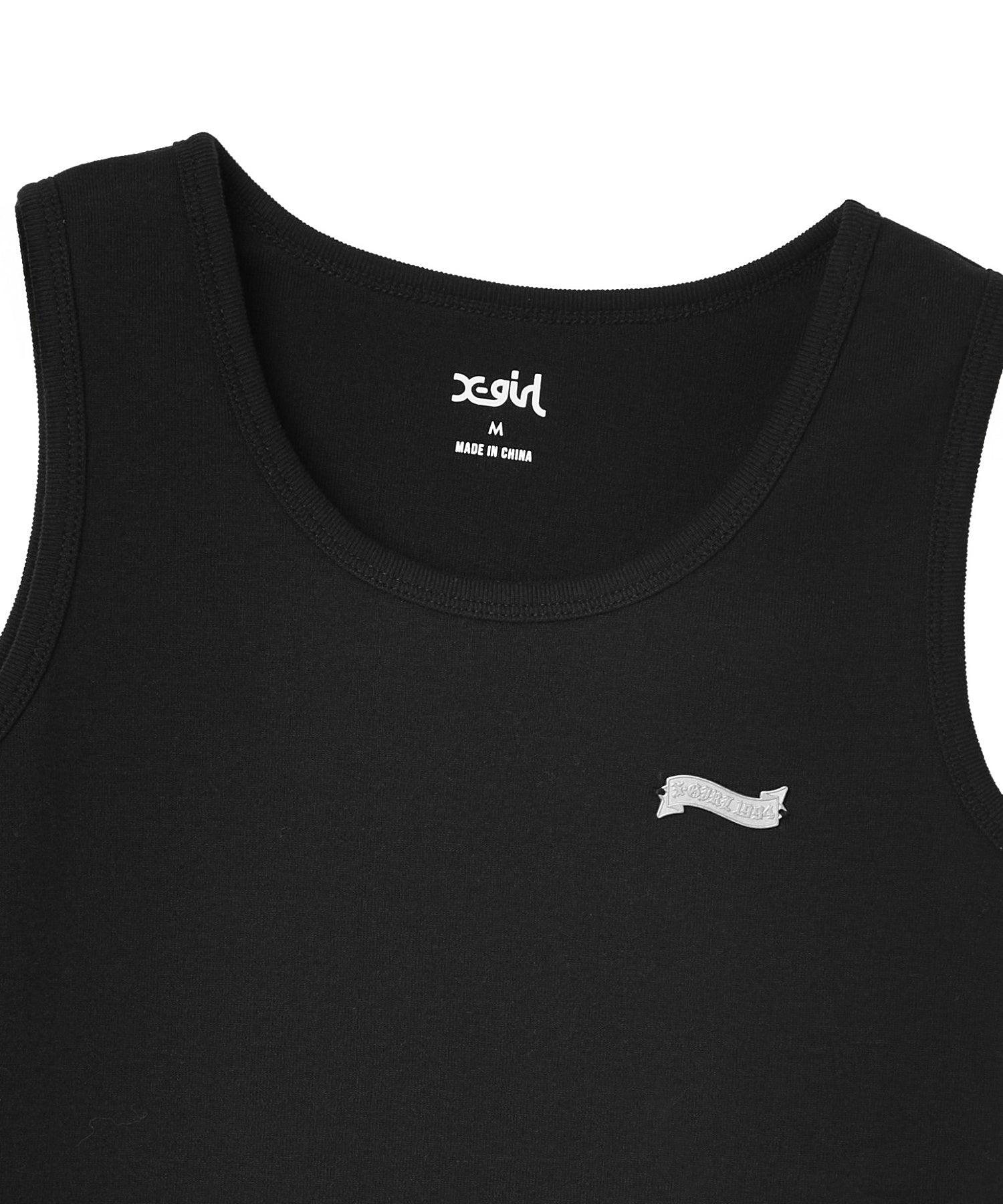 METAL NAME LOGO TANK TOP