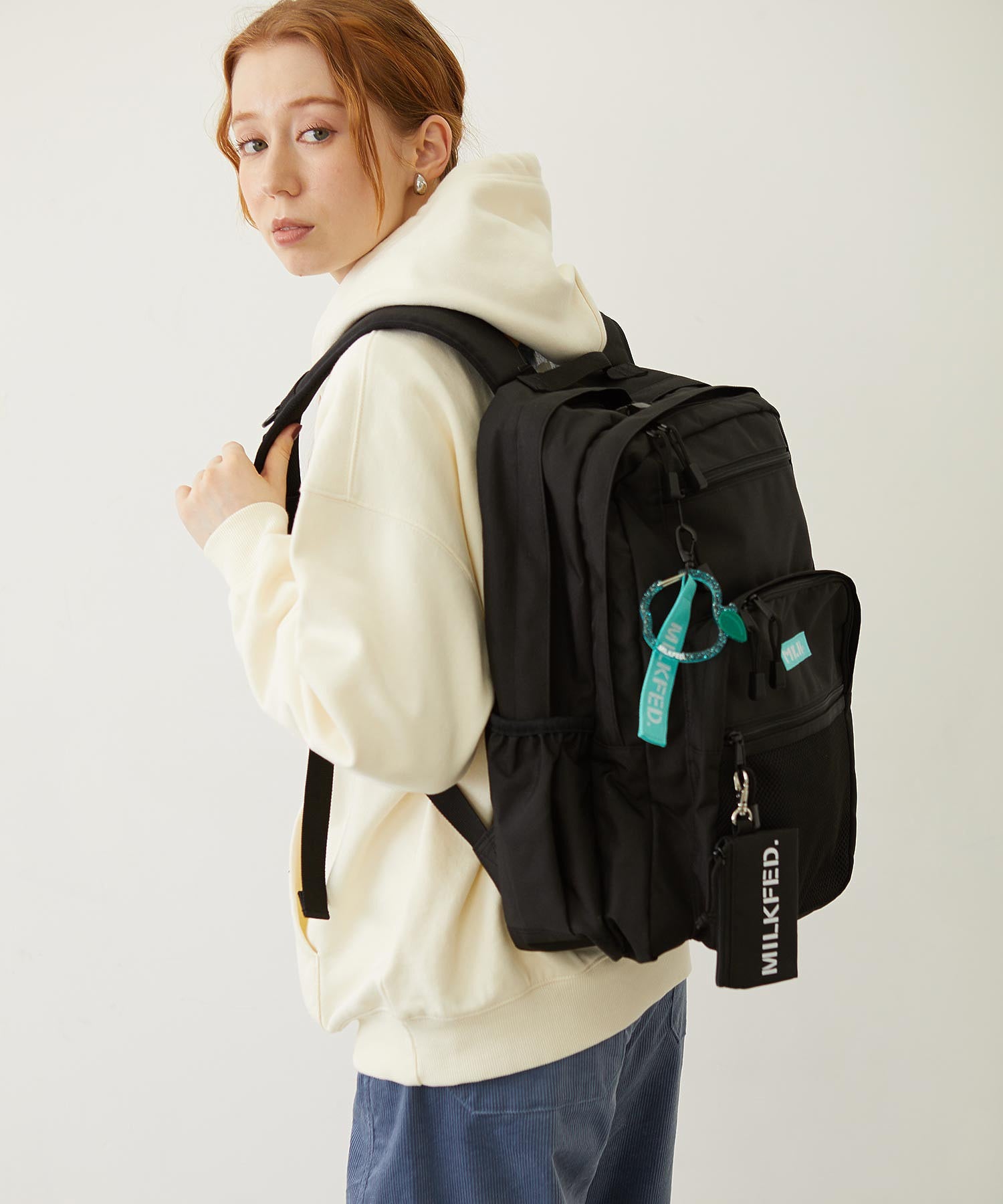 W ZIP BACKPACK LtGREEN