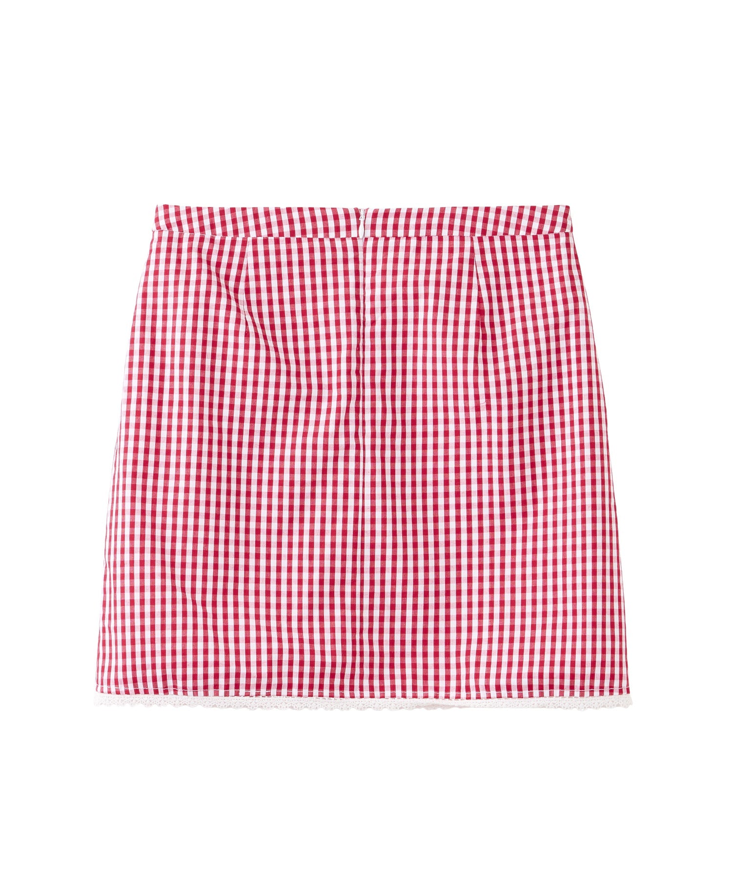 GINGHAM MINI SKIRT