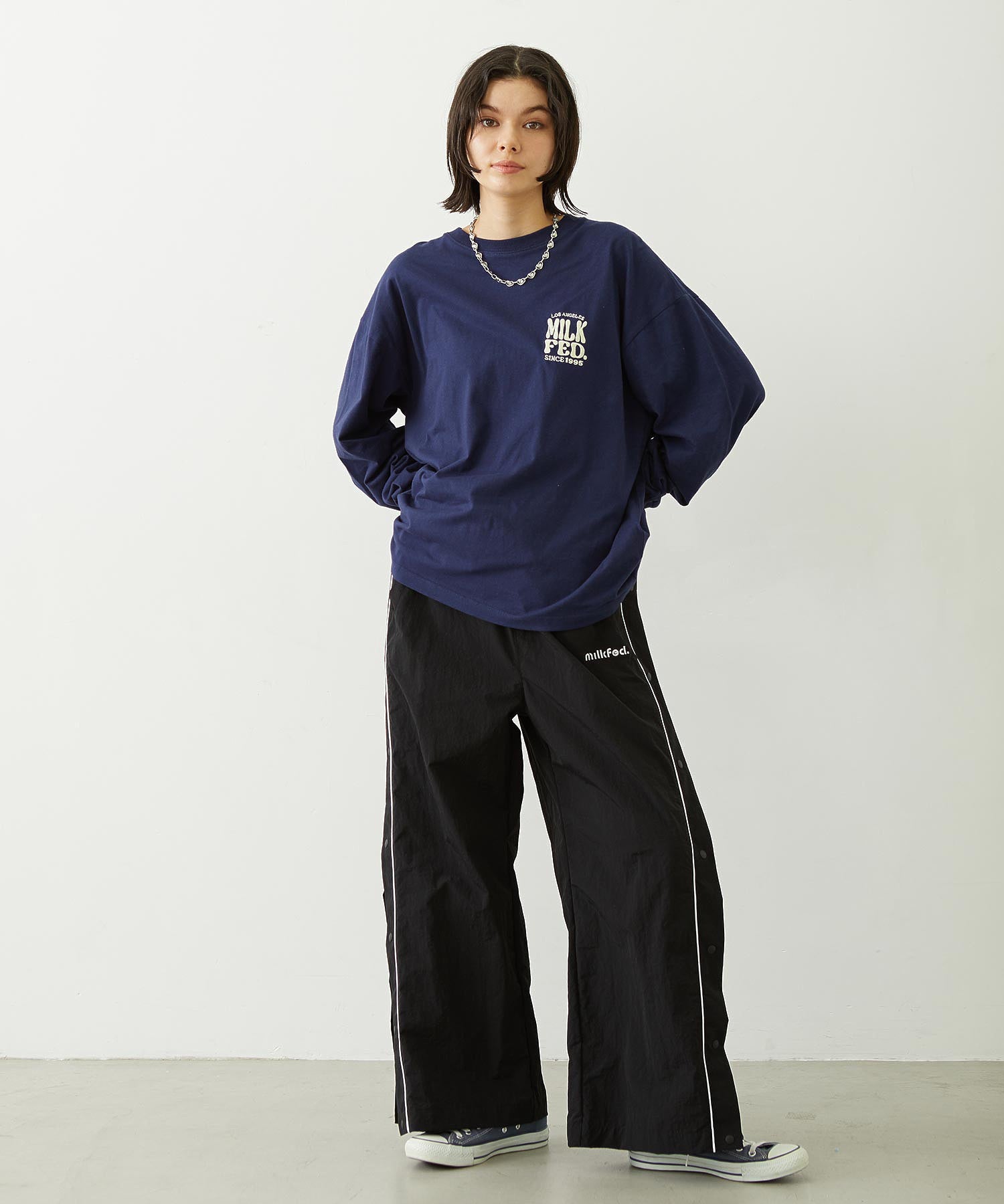 CUTOUT LOGO TRACK PANTS