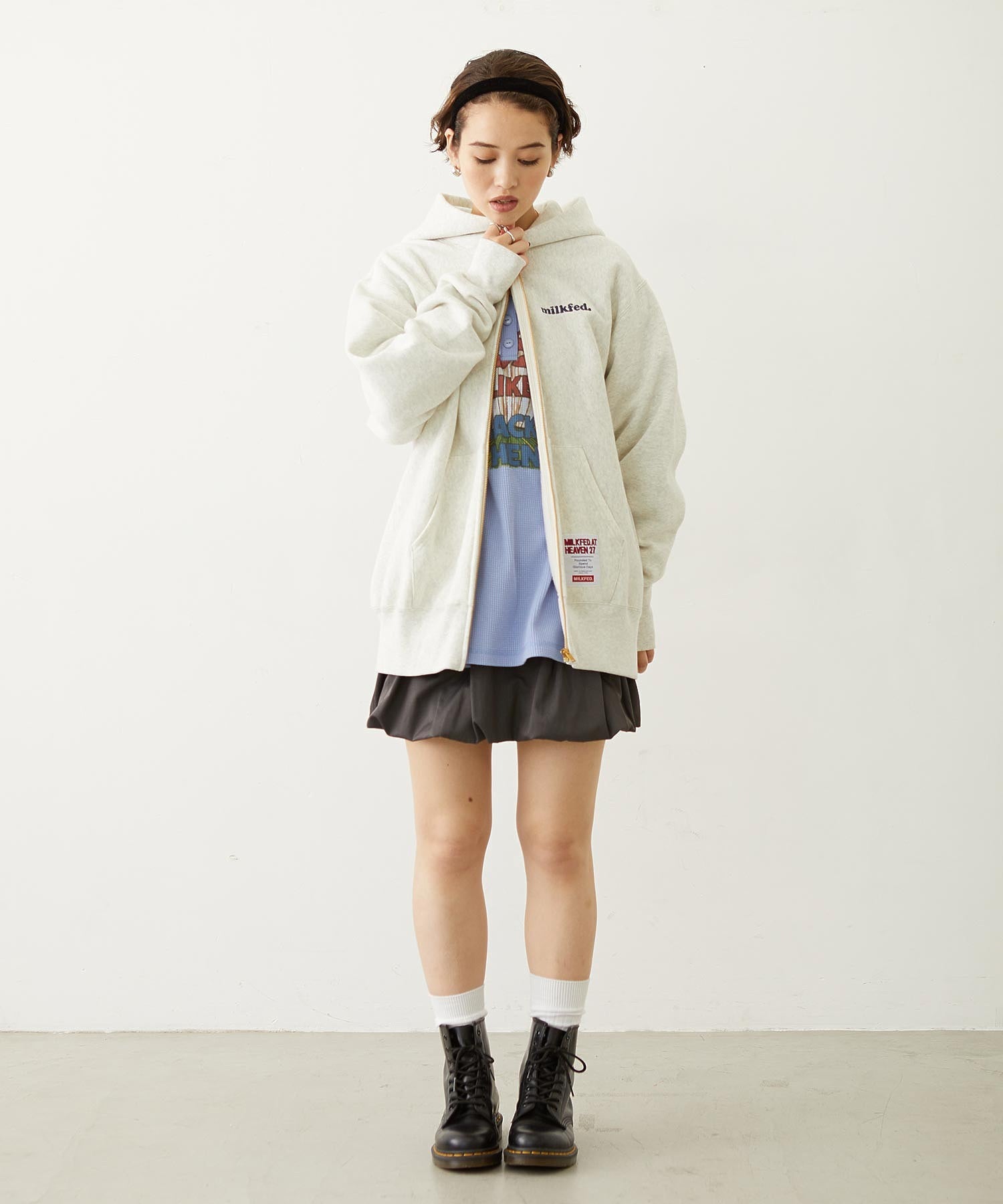 MILKFED.×CHAMPION SWEAT ZIP HOODIE