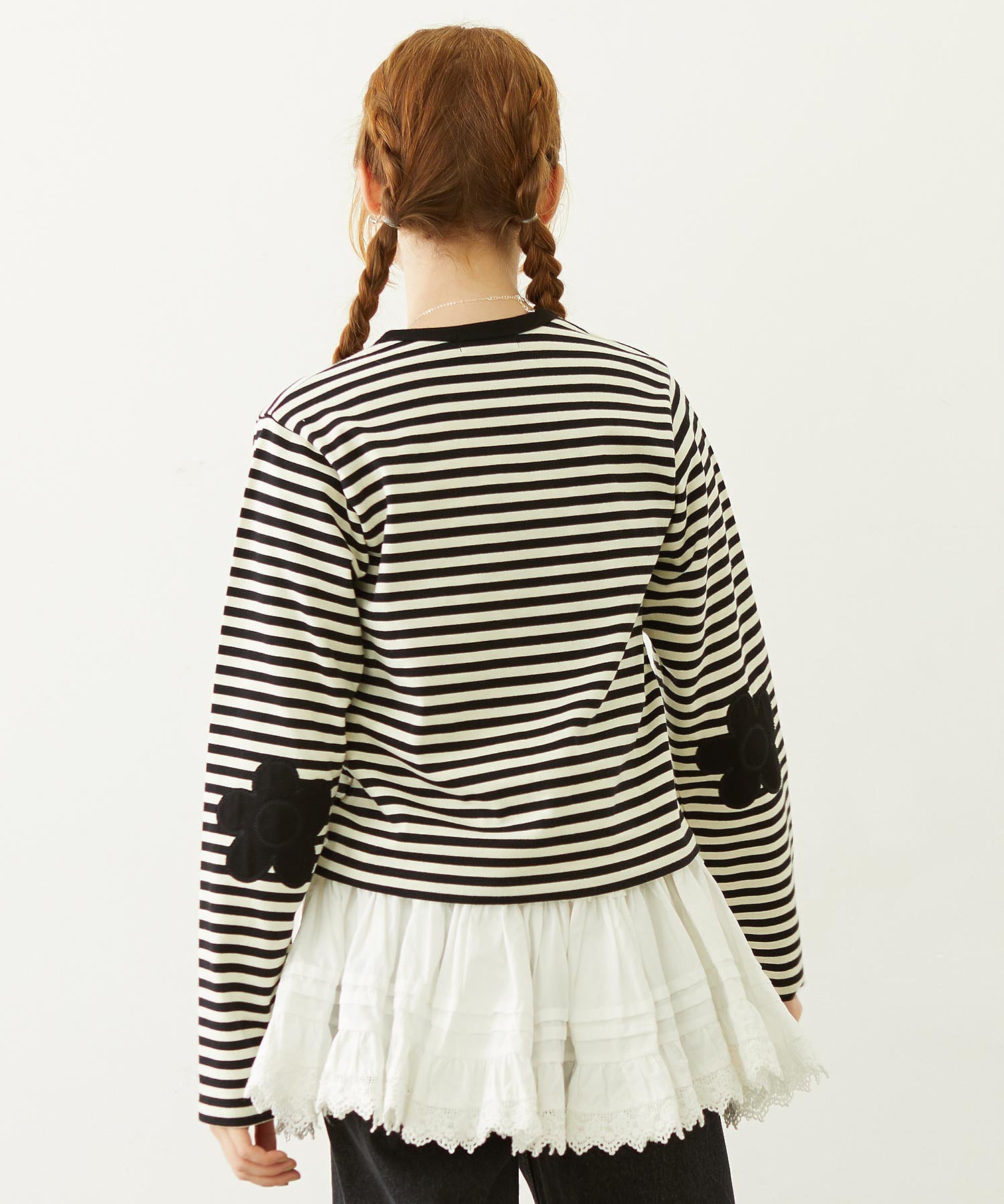 FLOWER ELBOW CARDIGAN