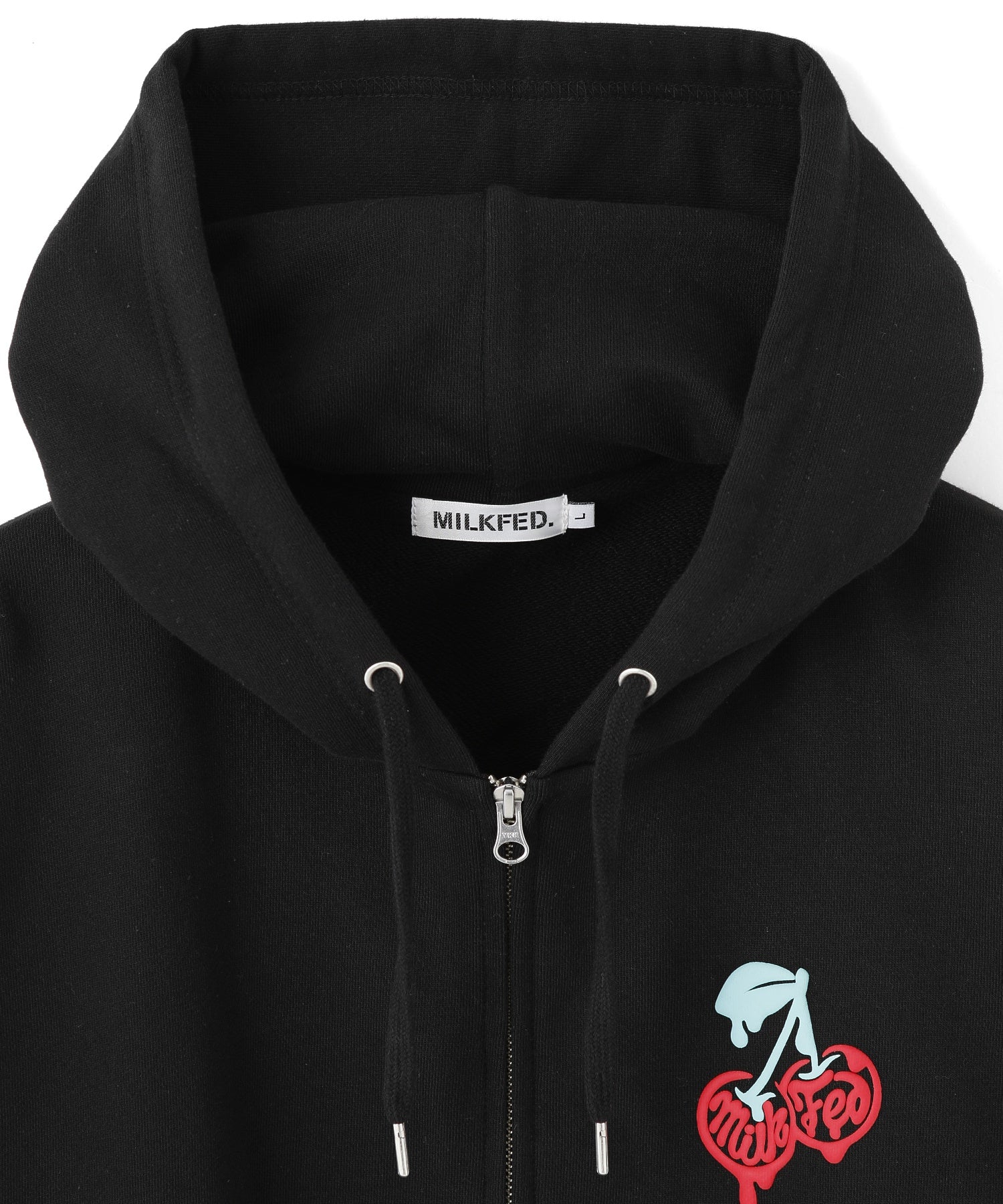 MELTY CHERRY WIDE ZIP UP HOODIE