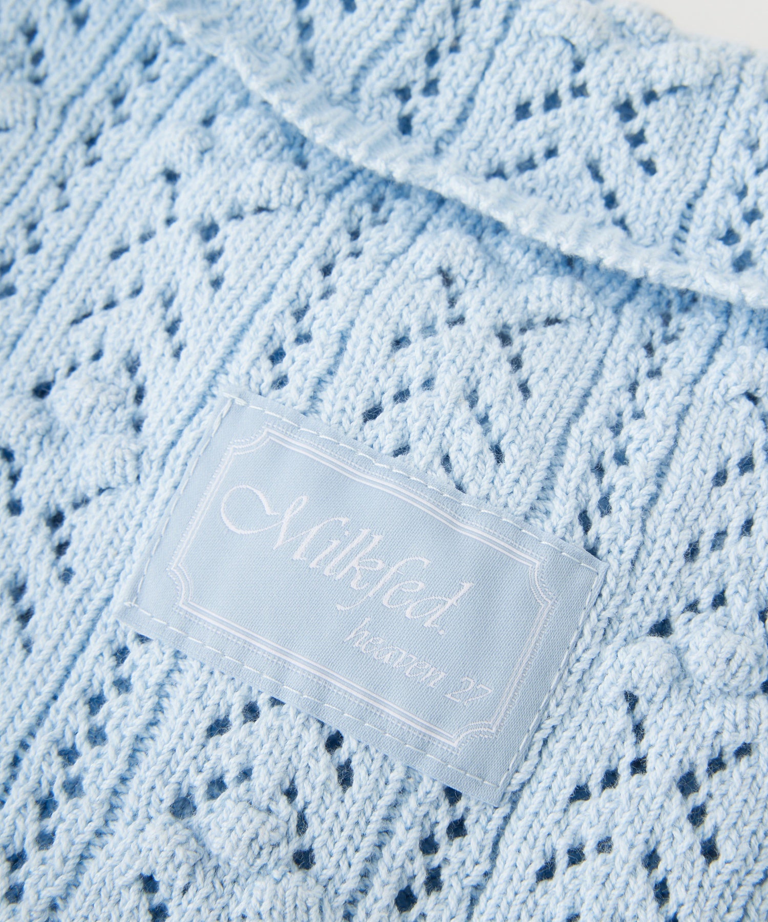 OPENWORK KNIT CARDIGAN