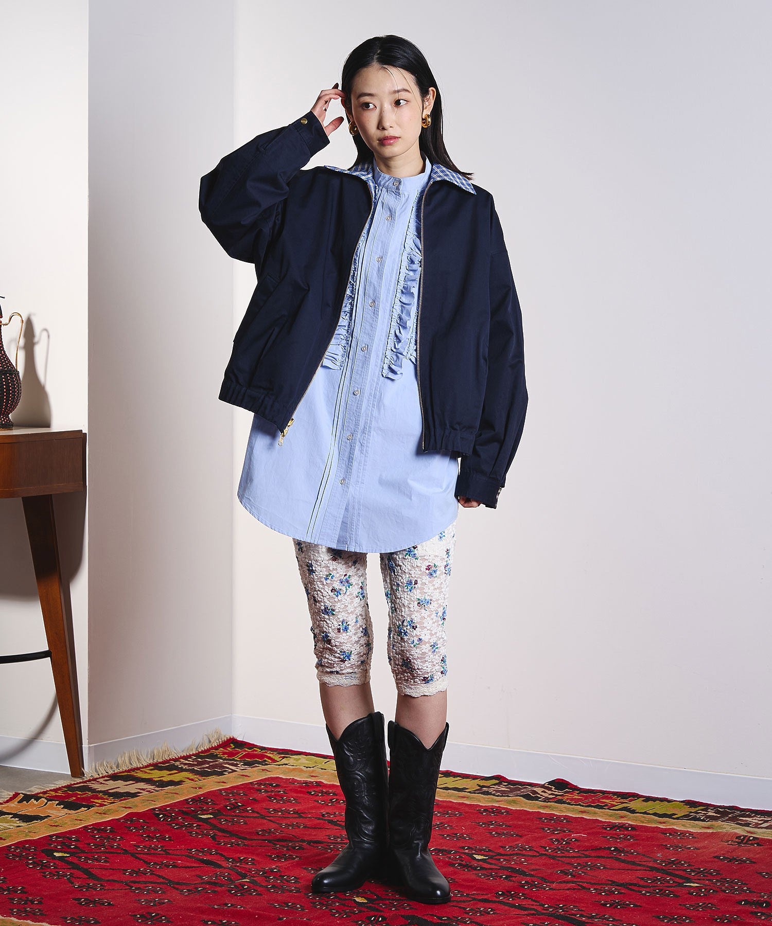 model:169cm 着用サイズ:ONE SIZE