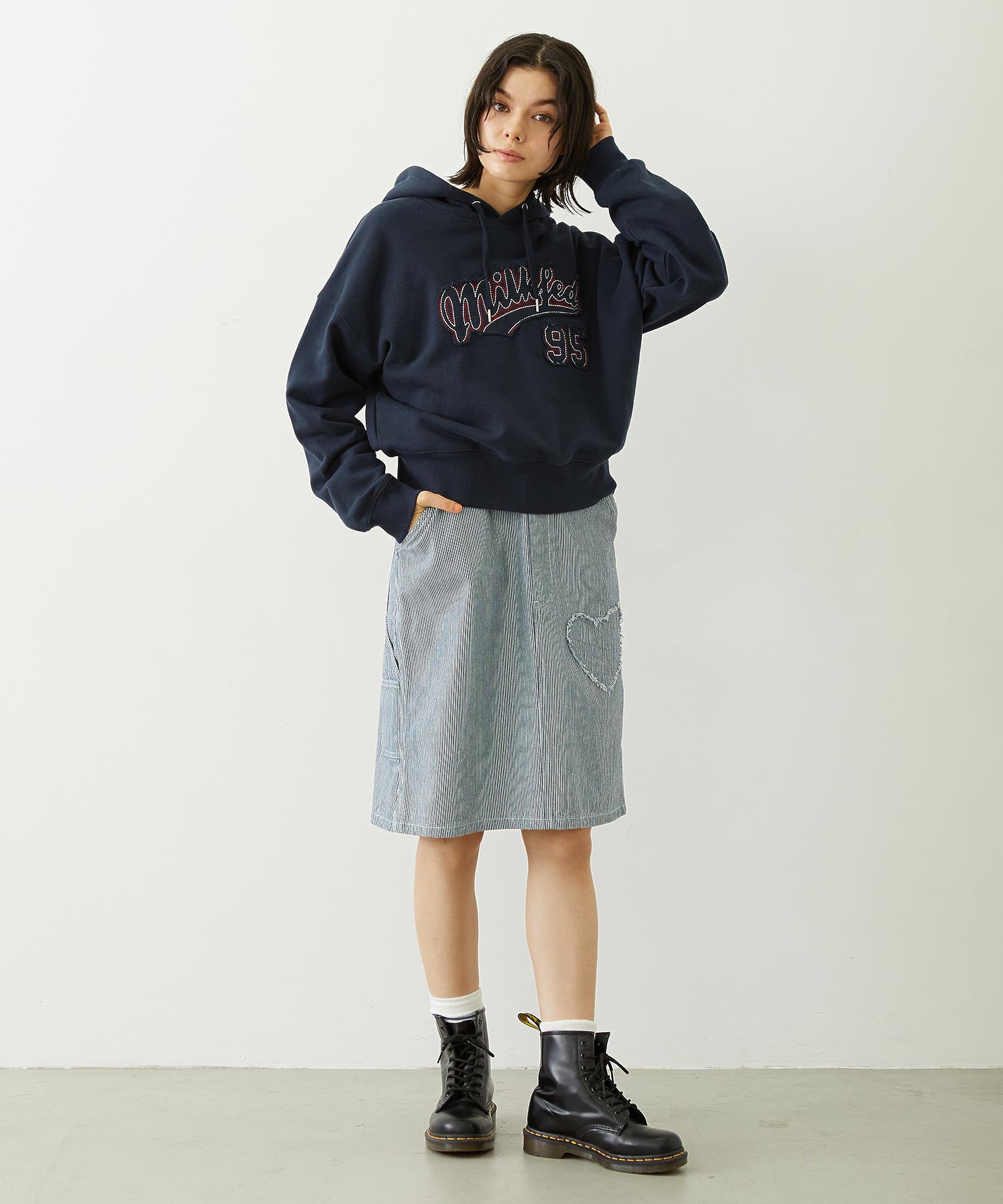 PATCH SALOPETTE SKIRT