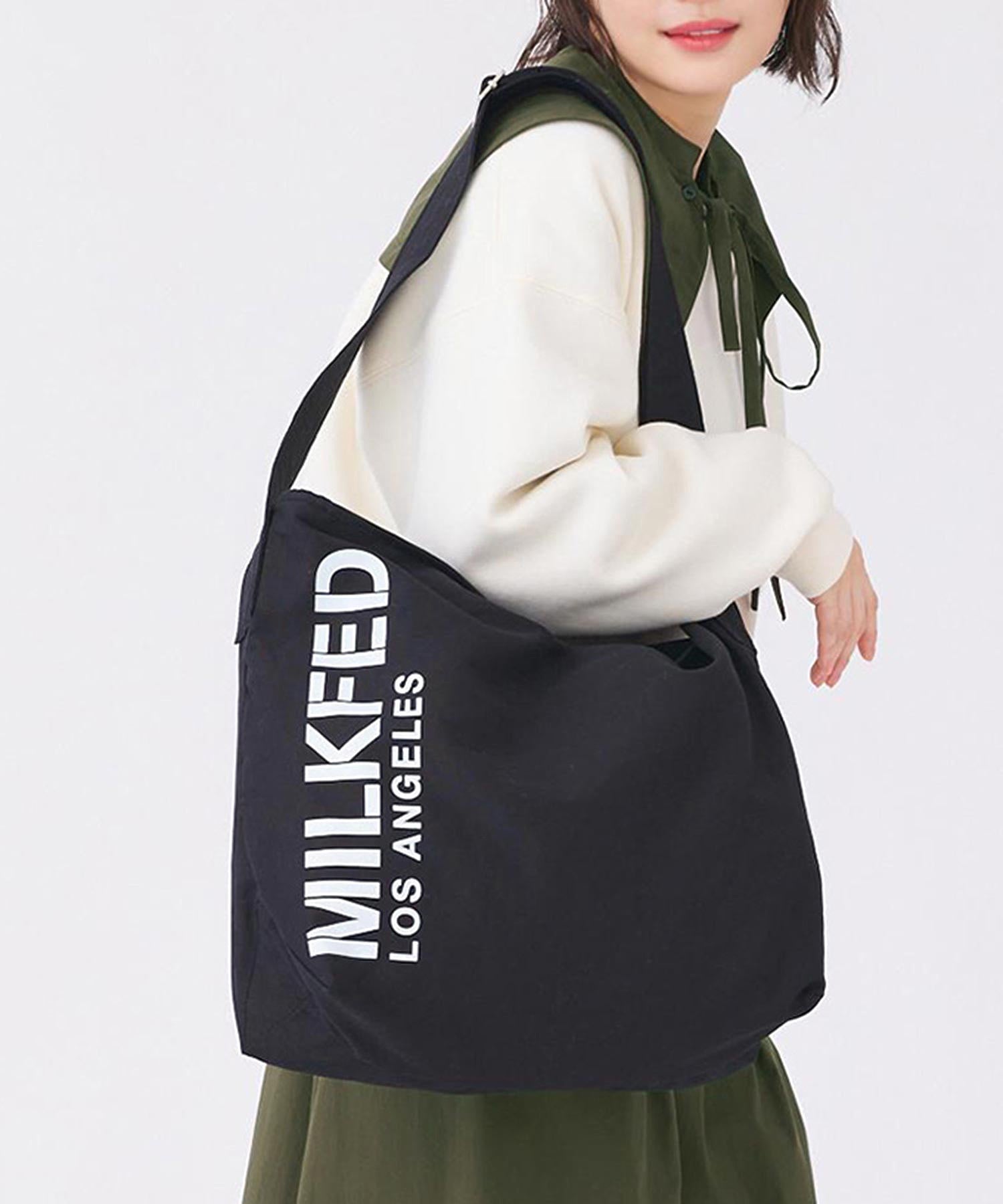 STENCIL LOGO SHOULDER BAG MILKFED.