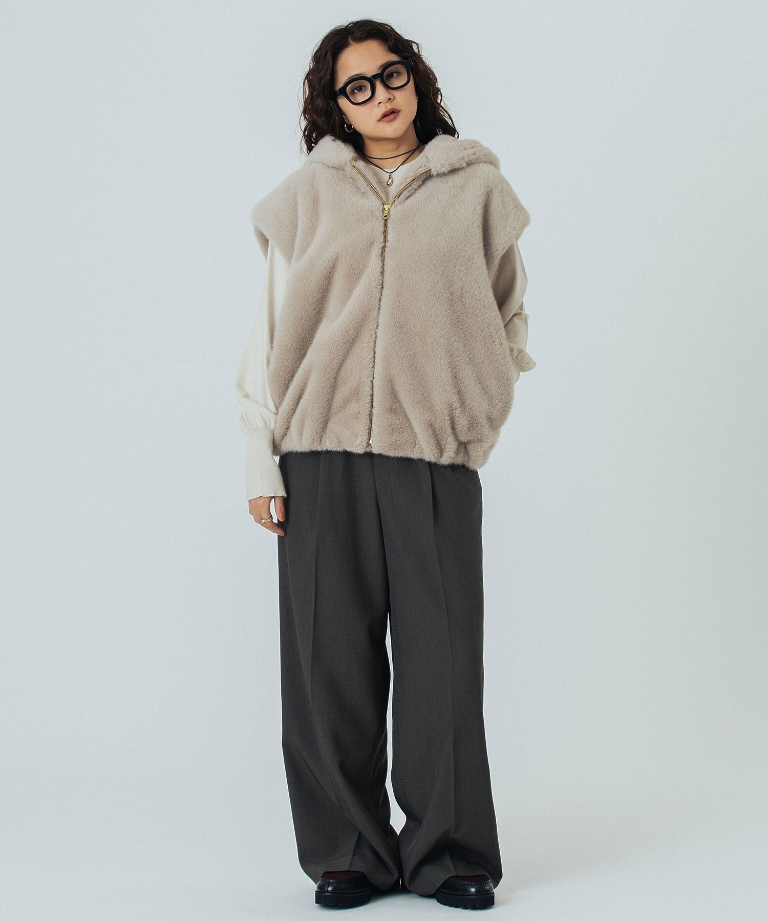 model:160cm 着用サイズ:S