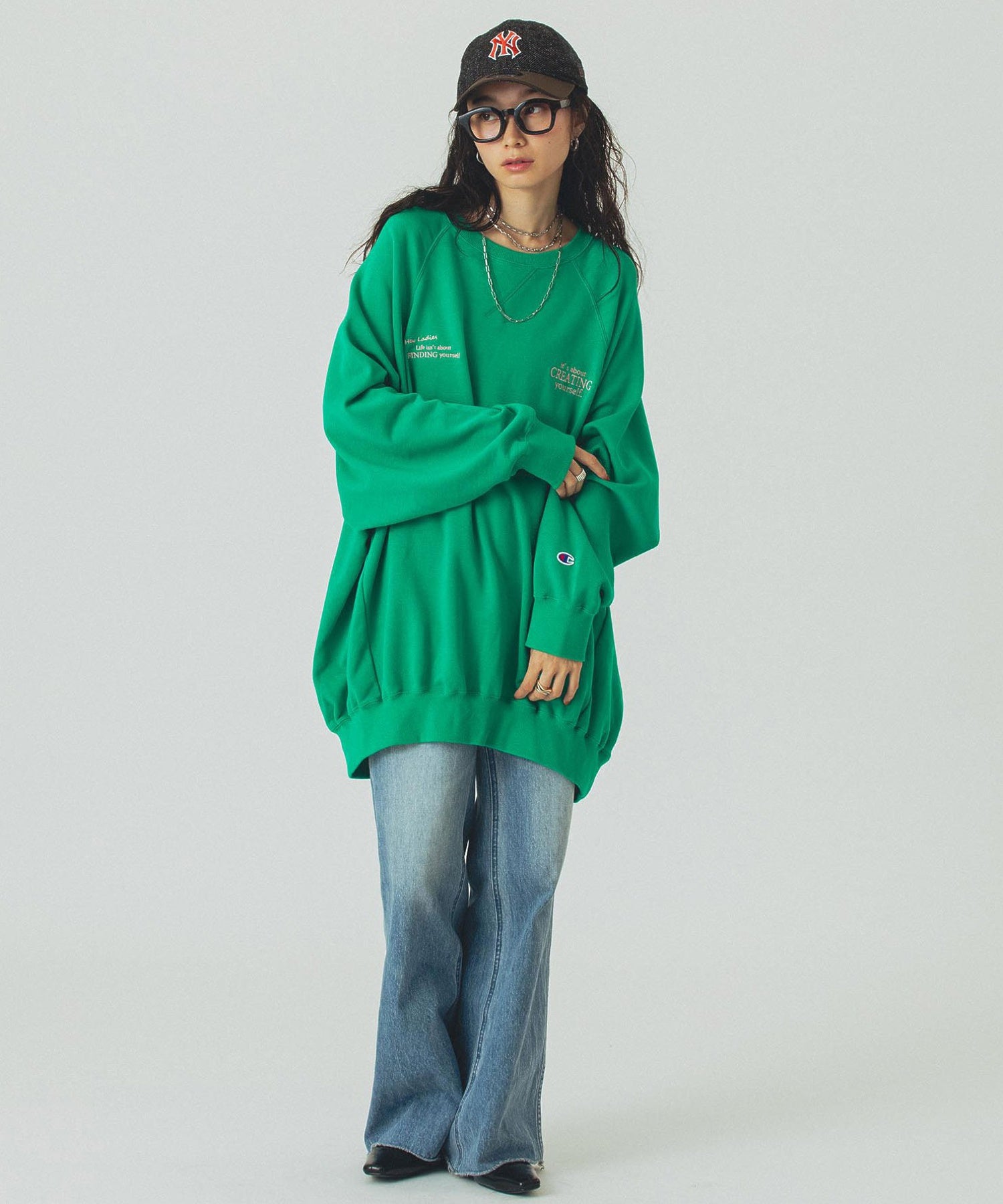 model:161cm 着用サイズ:ONE SIZE