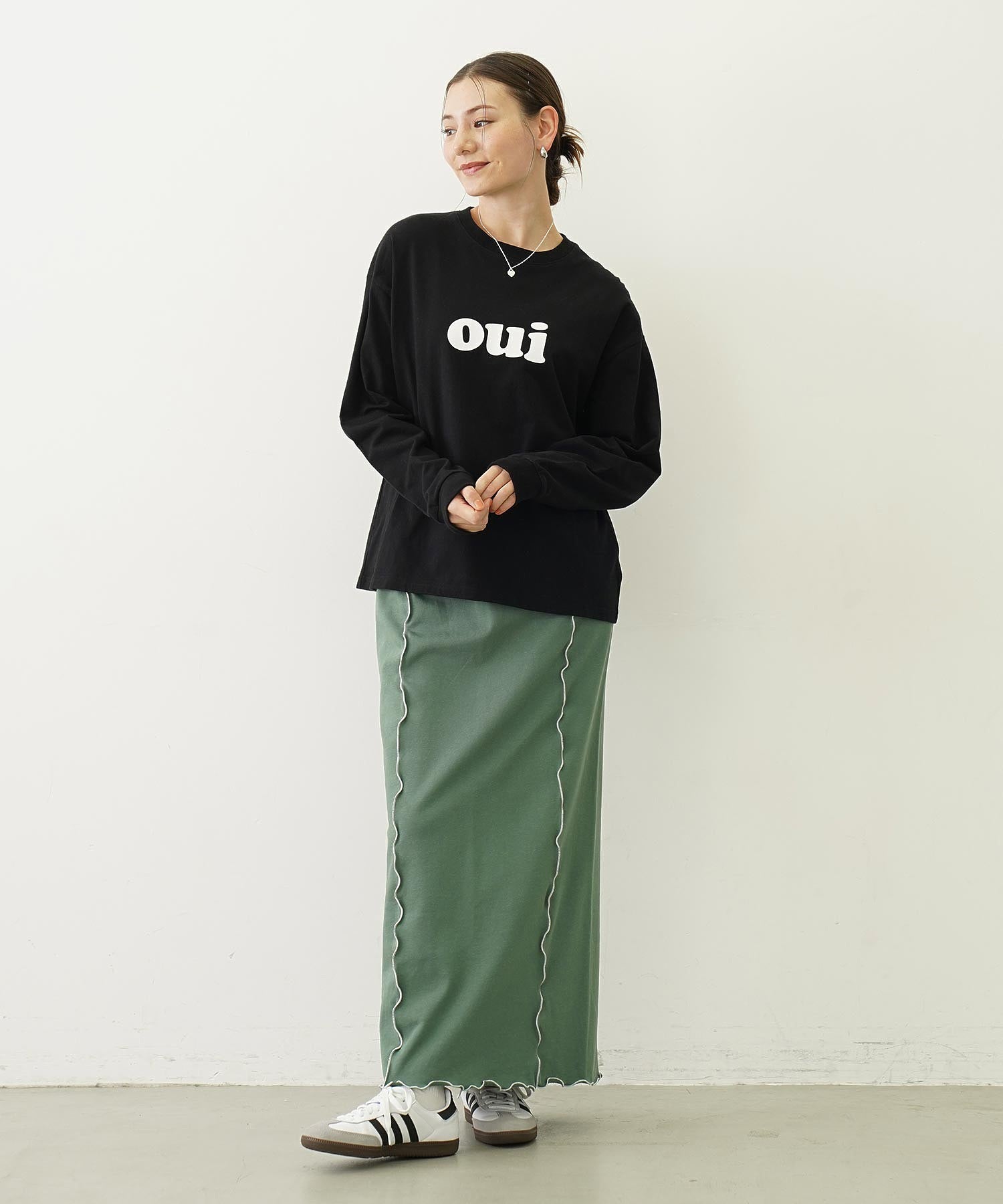 LETTUCE EDGE SWEAT SKIRT