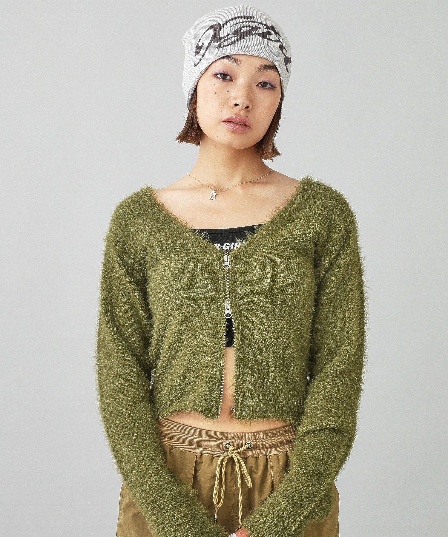 SHAGGY KNIT CARDIGAN