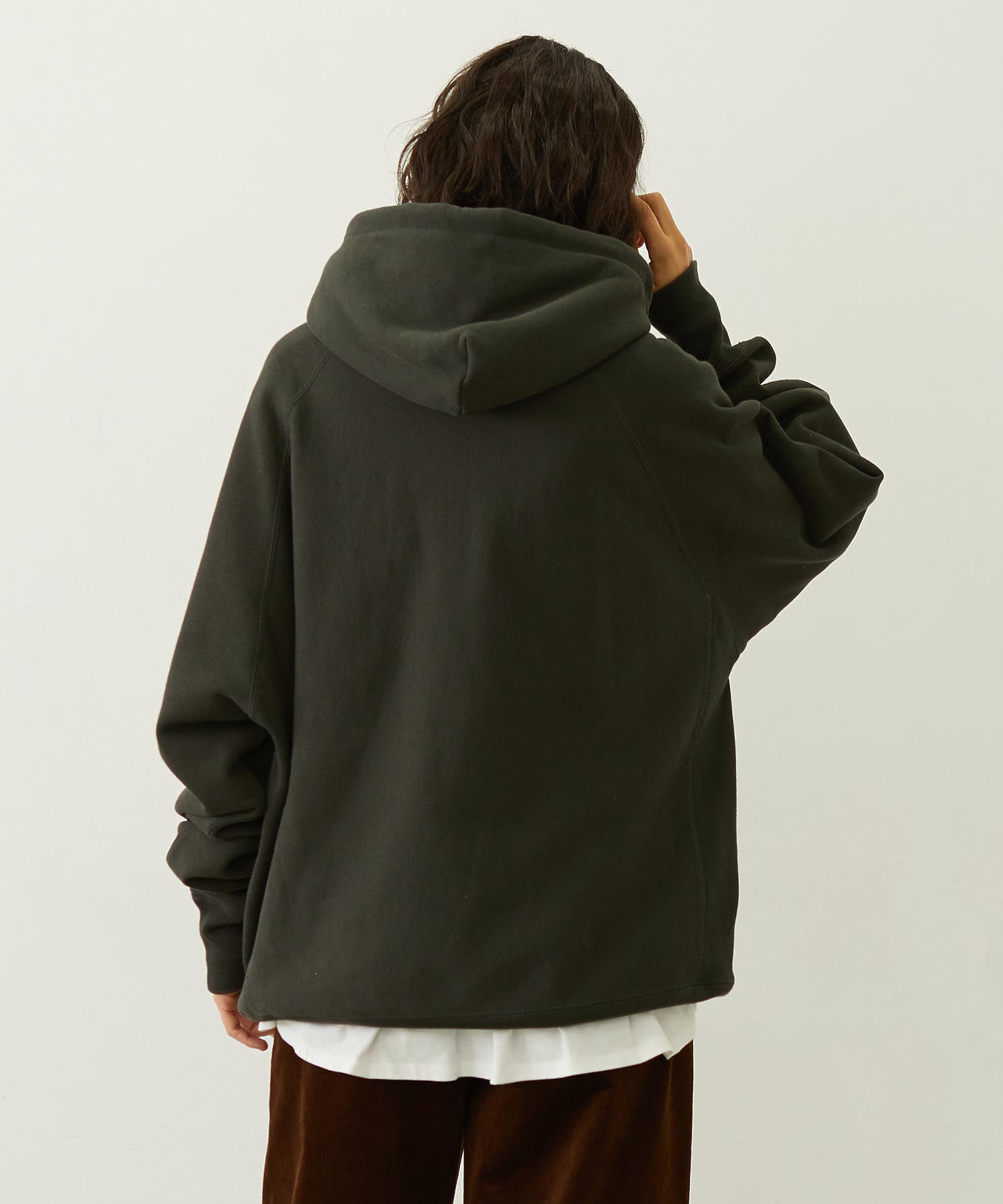 MILKFED. × CHAMPION COLLEGE LOGO SWEAT HOODIE