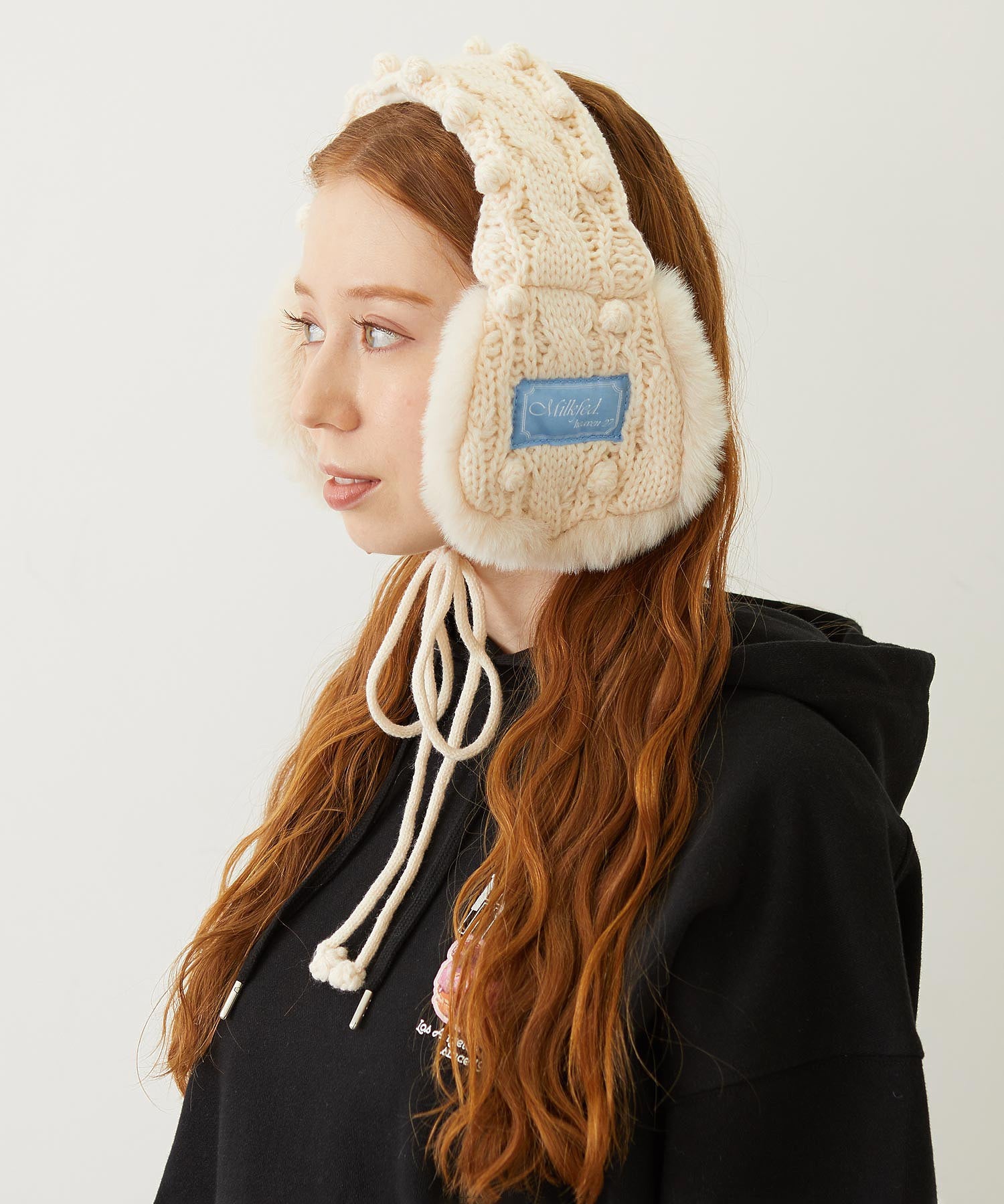 CABLE KNIT EARMUFFS