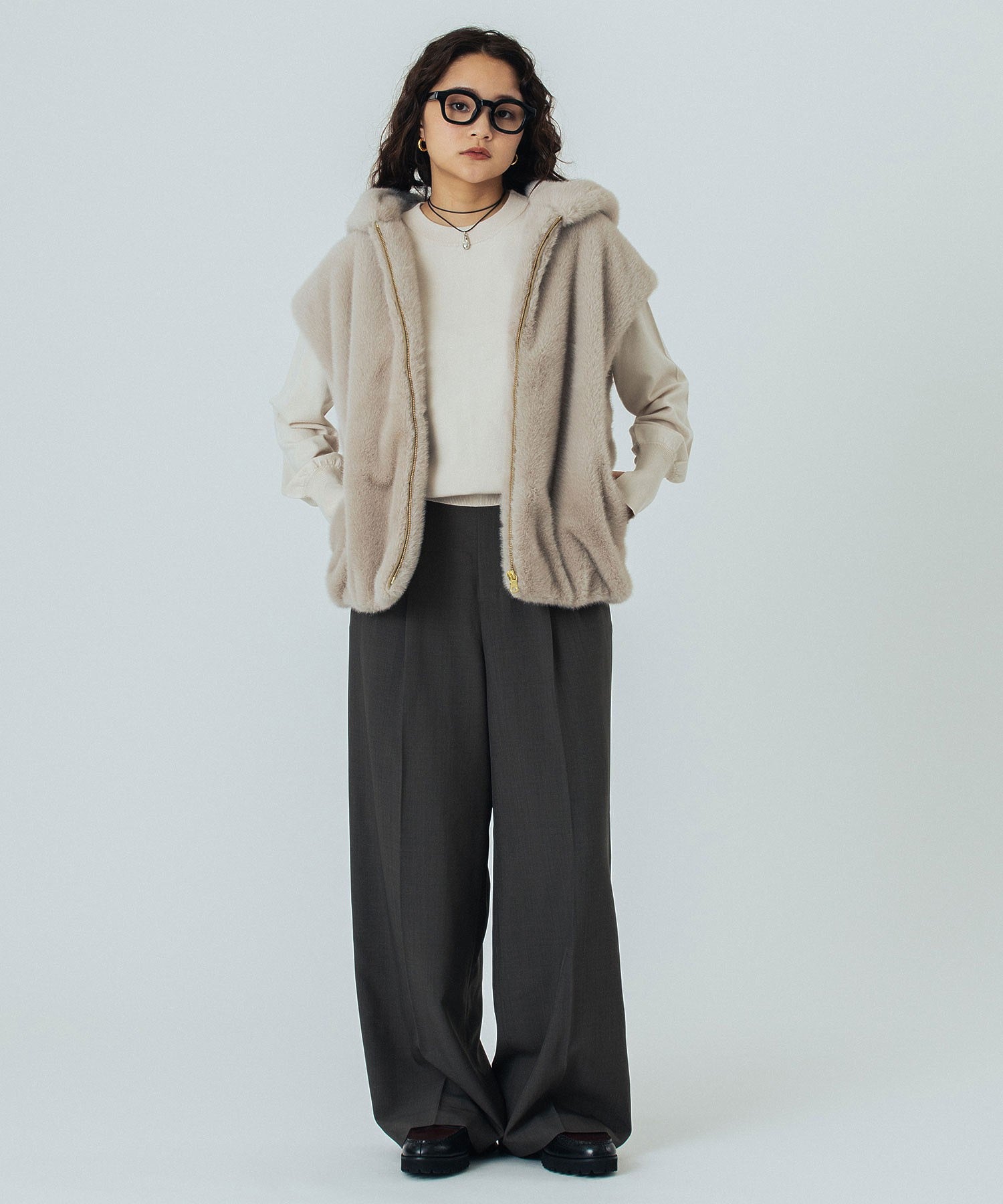 model:160cm 着用サイズ:ONE SIZE