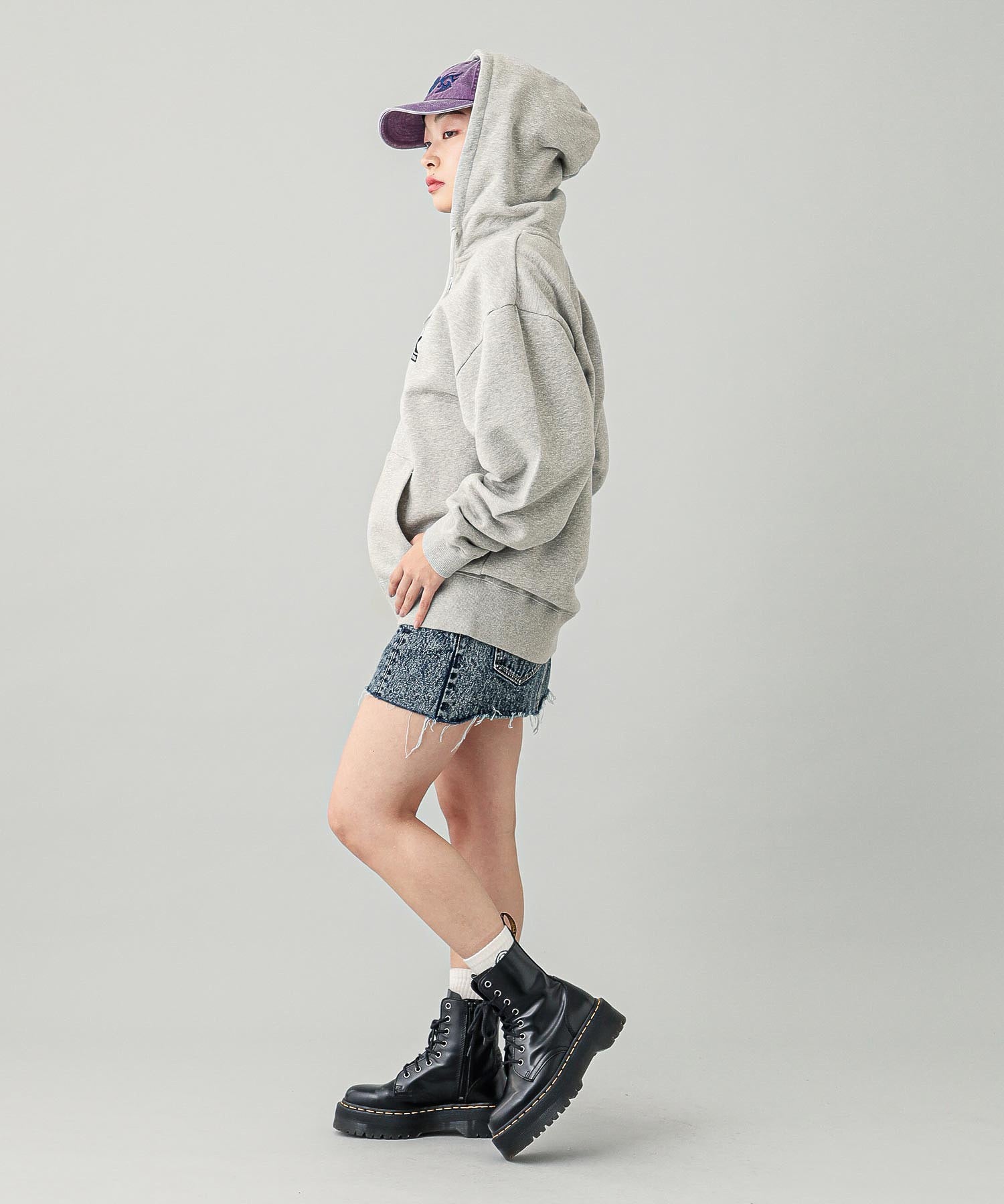 BY X-GIRL FOR X ZIP UP SWEAT HOODIE