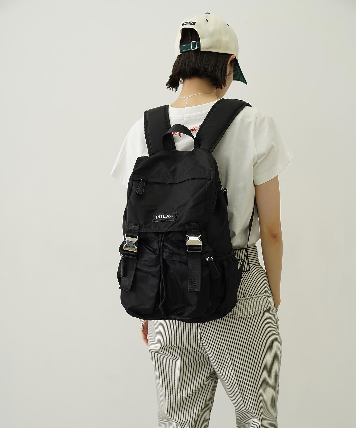 LOGO PLATE BACKPACK MILKFED.