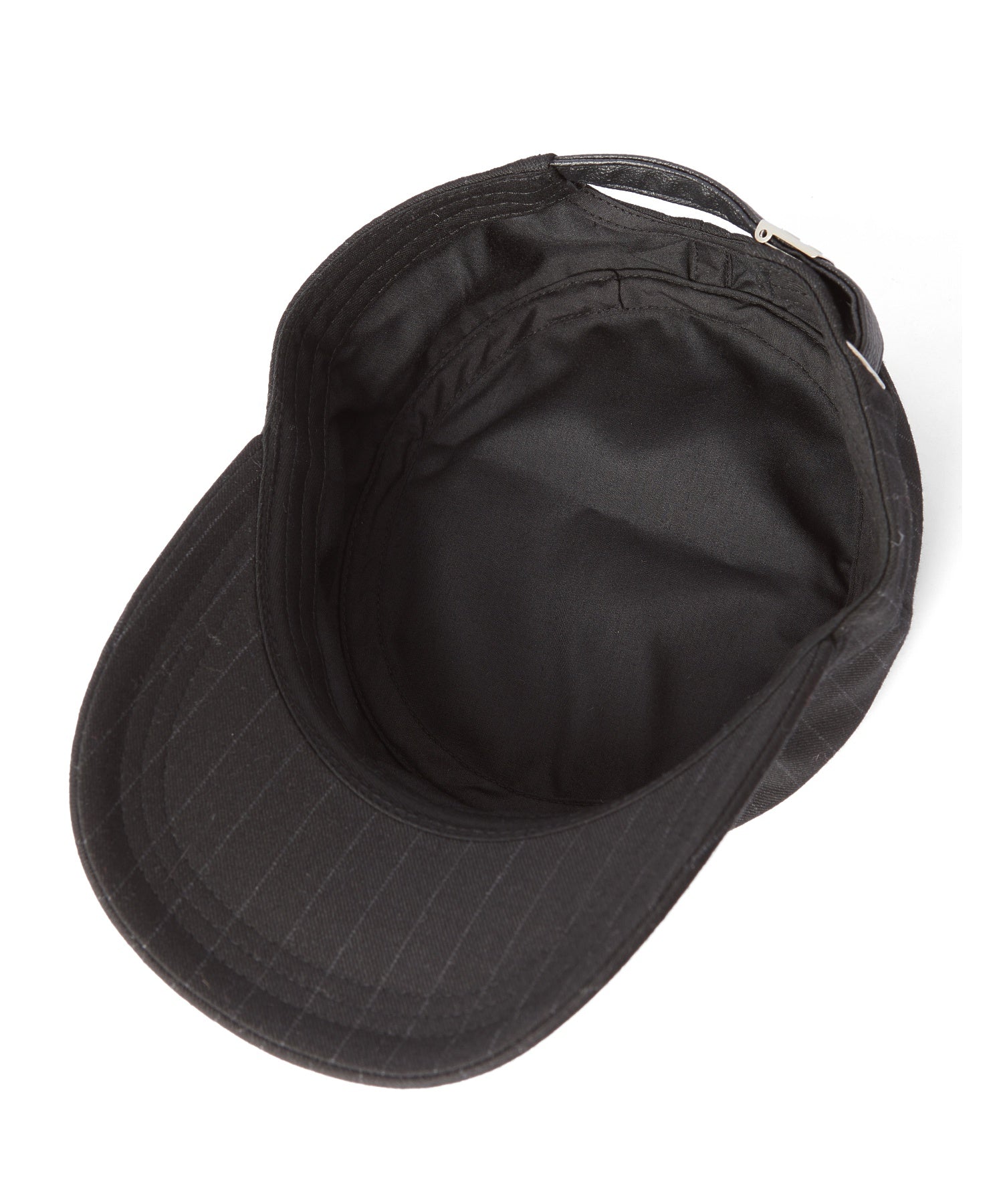SIDE SCRIPT LOGO STRIPED CASQUETTE