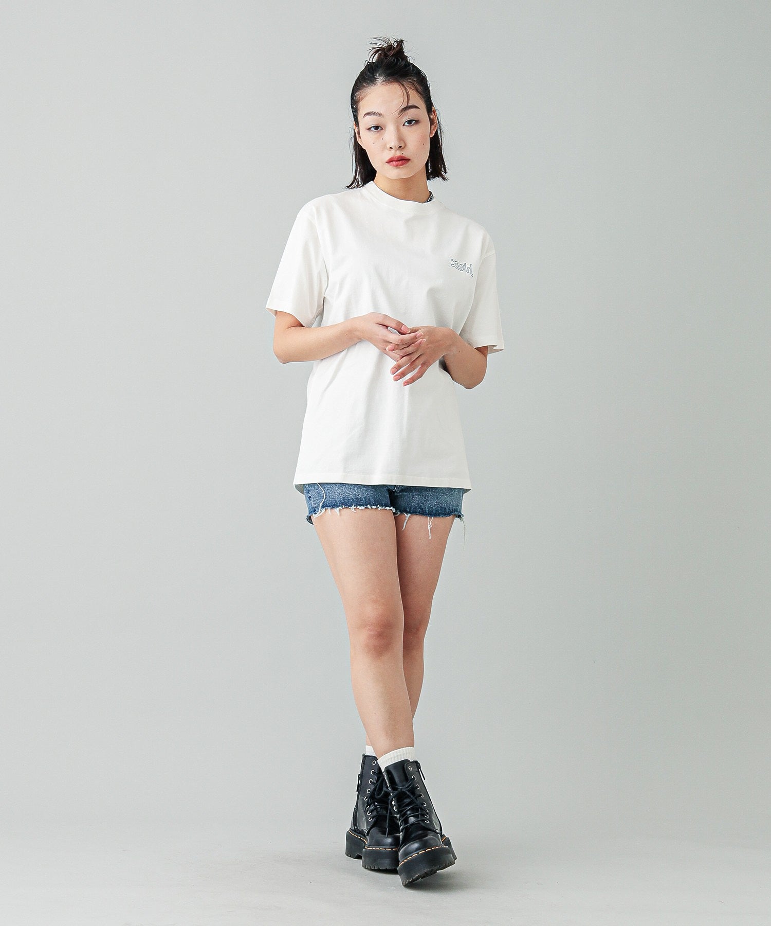 X-girl MOTIF KEYCHARM S/S TEE