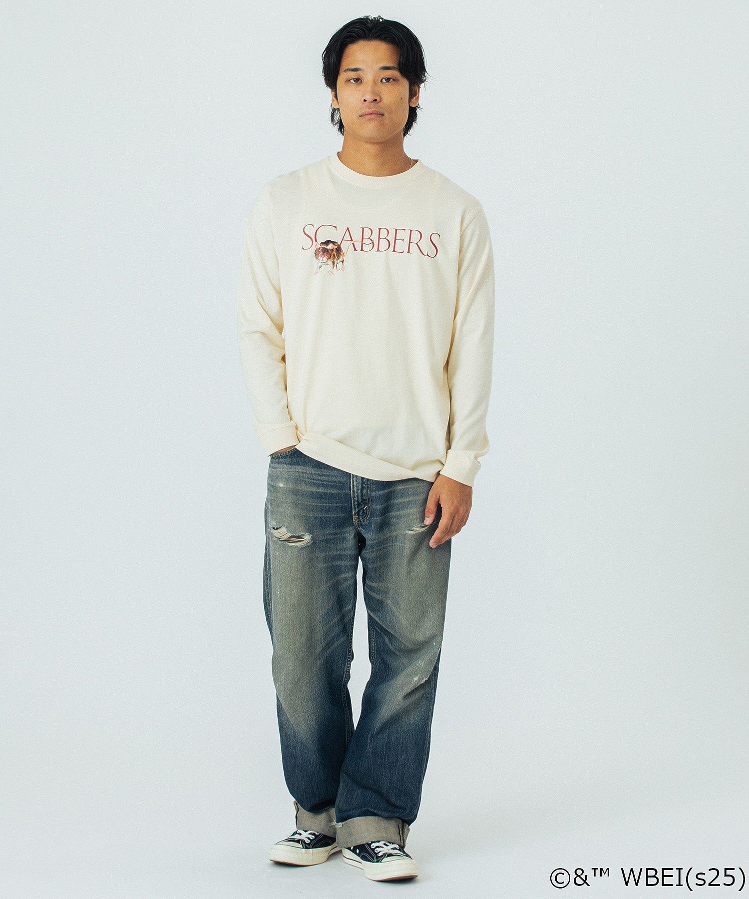 model:173cm 着用サイズ:L