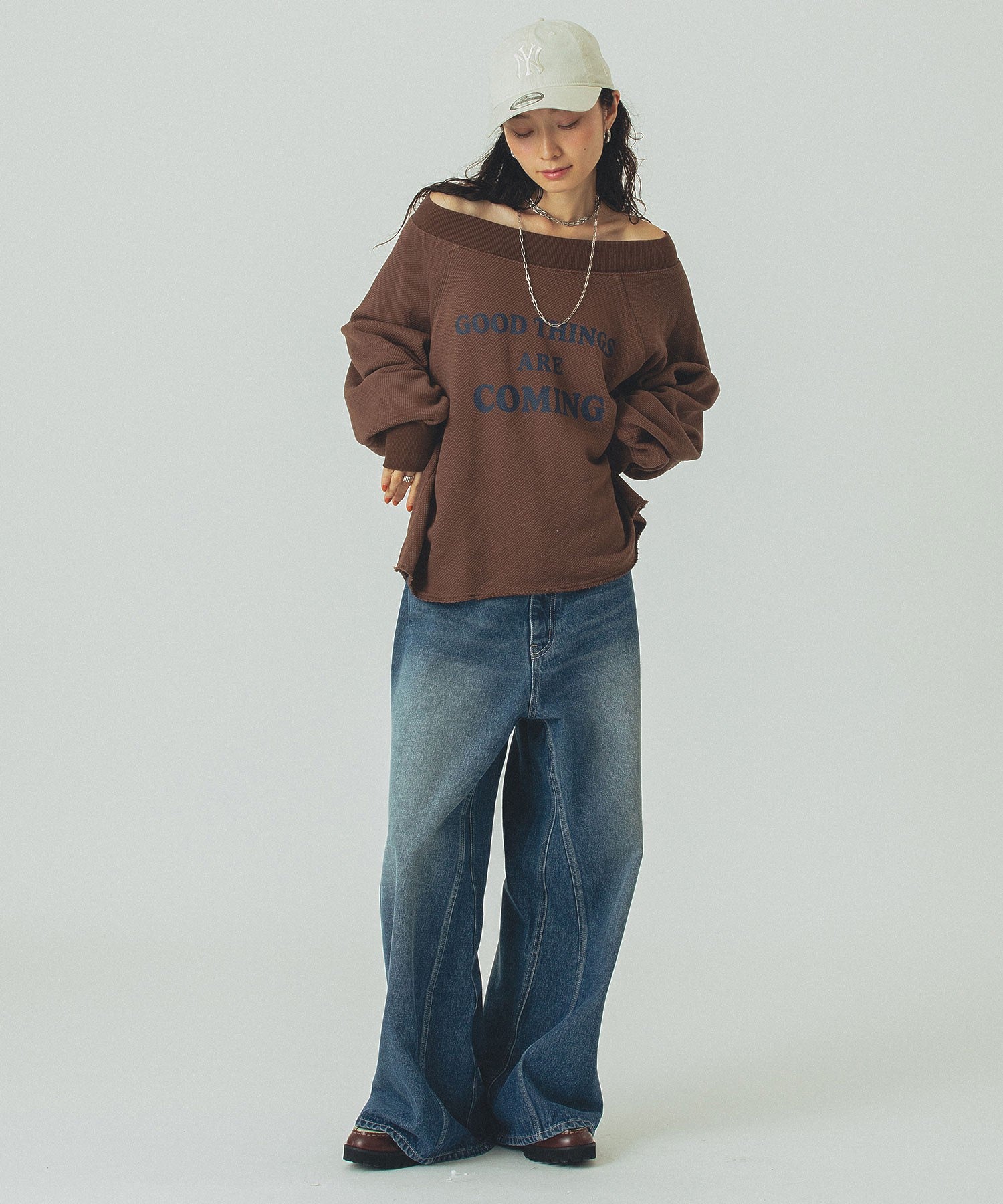 model:161cm 着用サイズ:S
