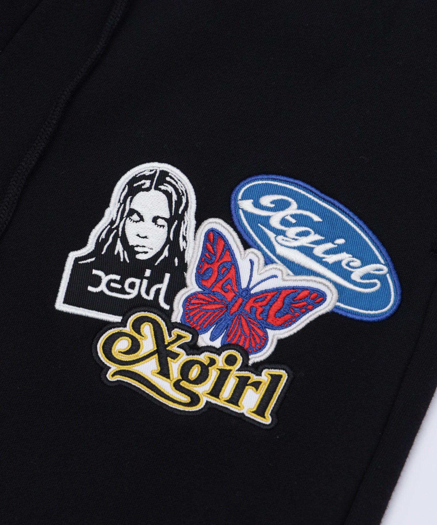 X-girl PATCHES SWEATPANTS