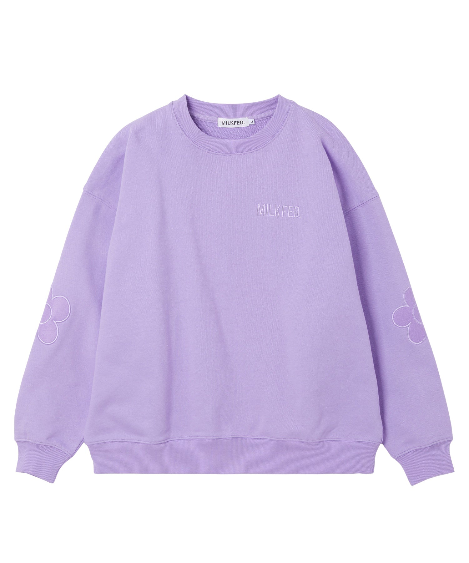 FLOWER ELBOW PATCH SWEAT TOP