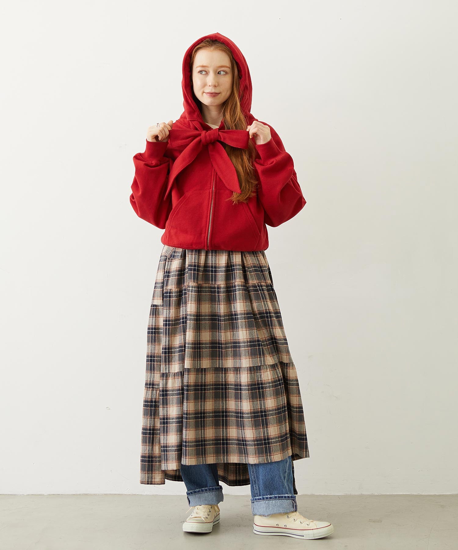 APRON TIERED DRESS