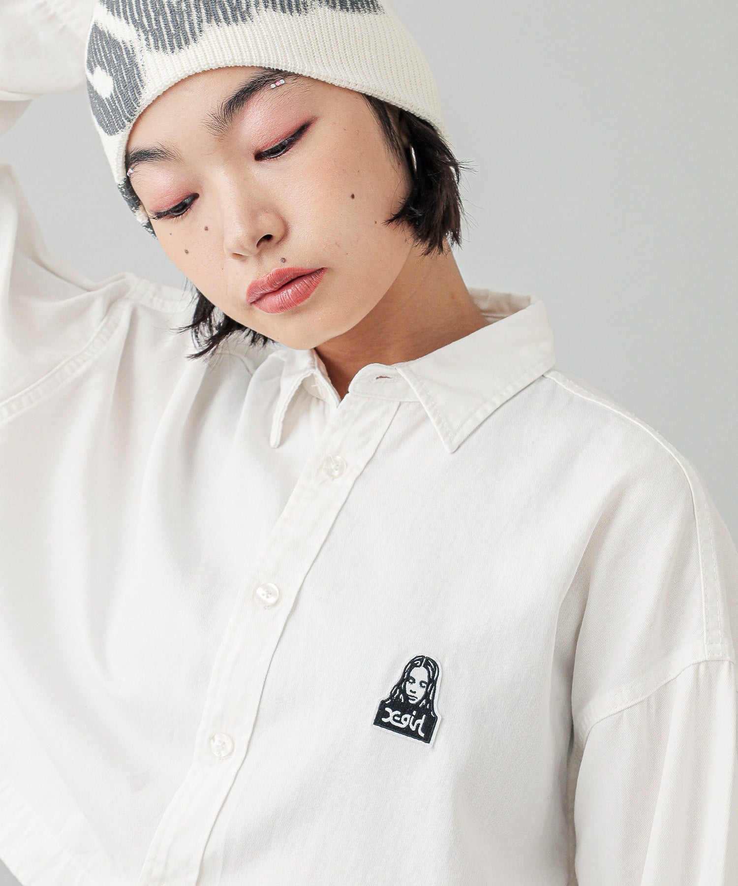 FACE 2WAY LENGTH L/S SHIRT