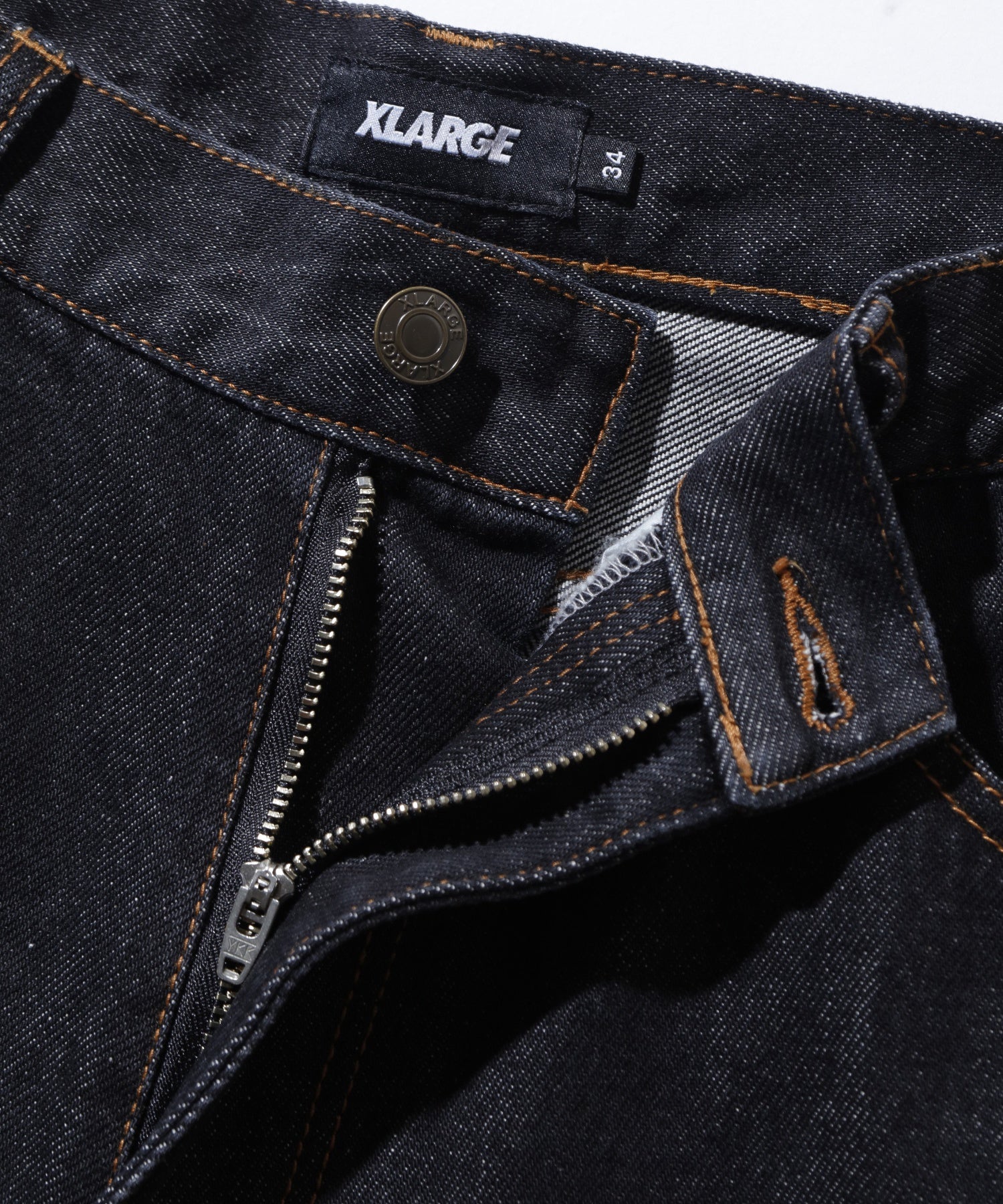 RAGE LOGO DENIM PANTS