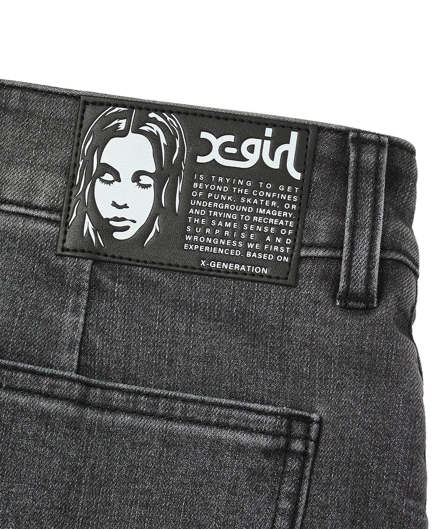 DENIM SKORT