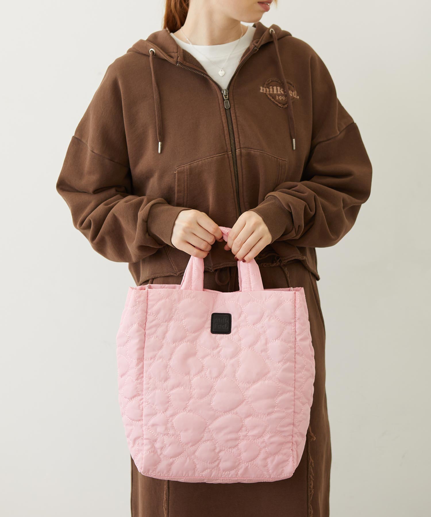 HEART QUILTED BAG