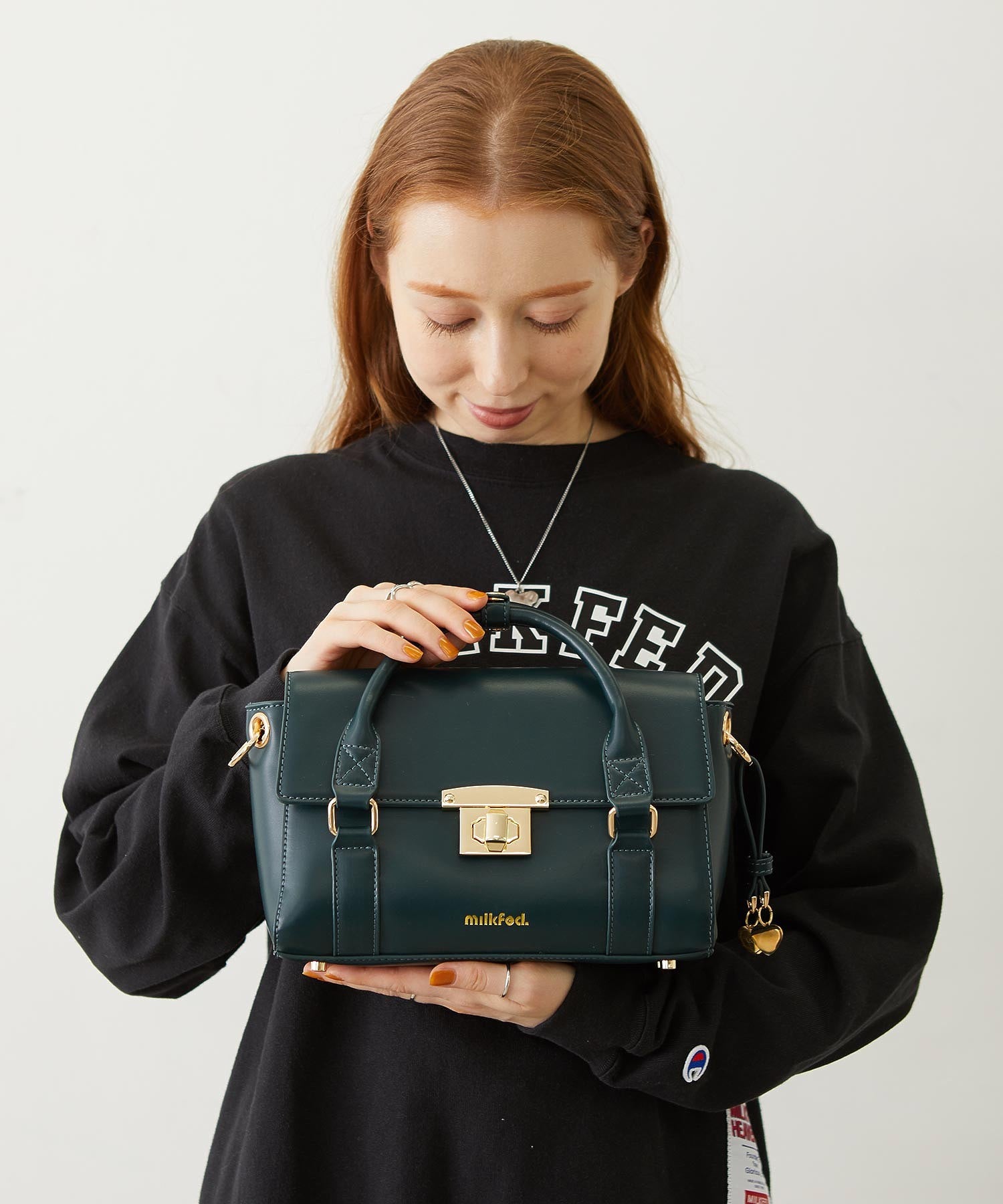 2WAY TOP HANDLE BAG