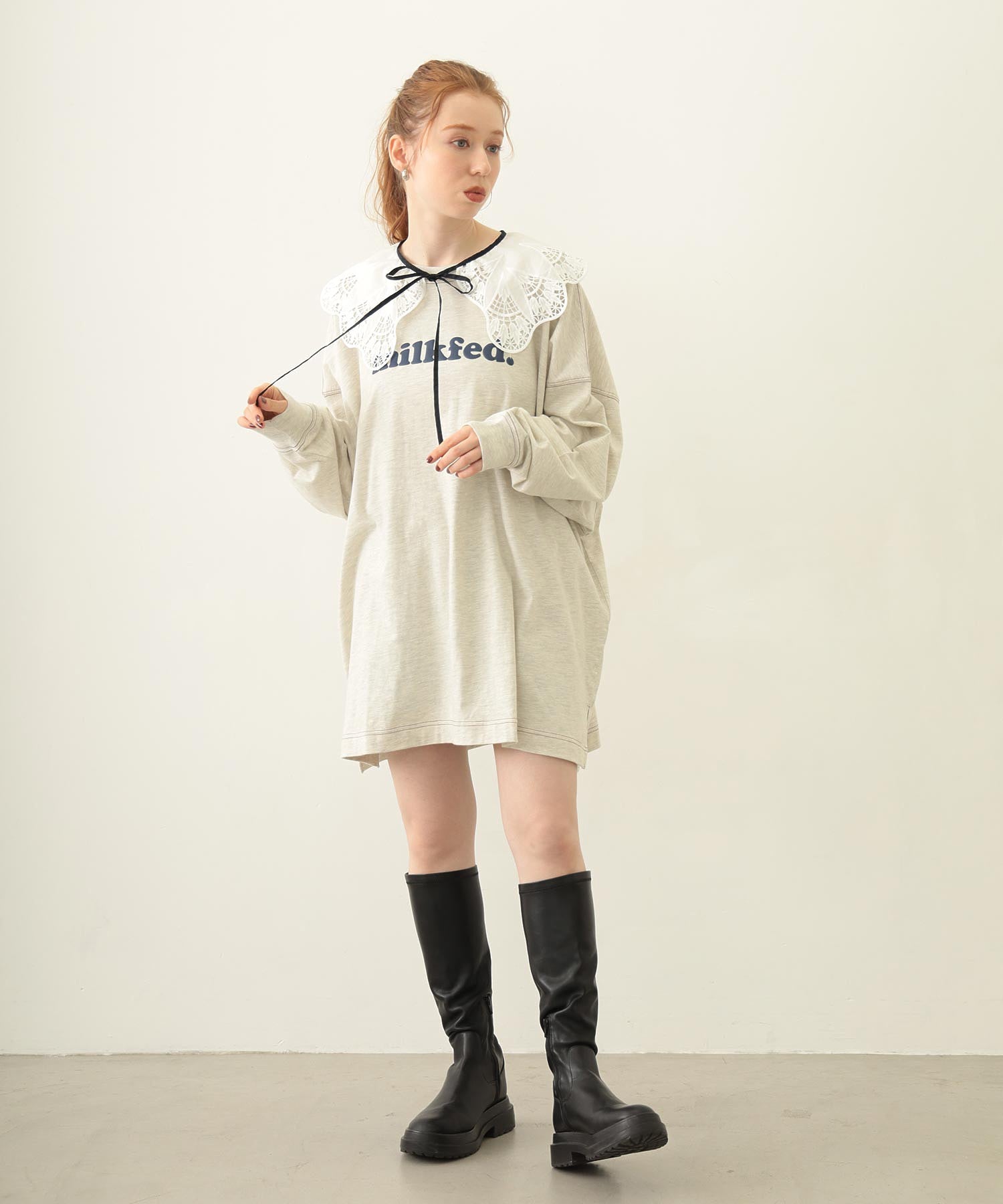 MULTI RUFFLE COLLAR BLOUSE