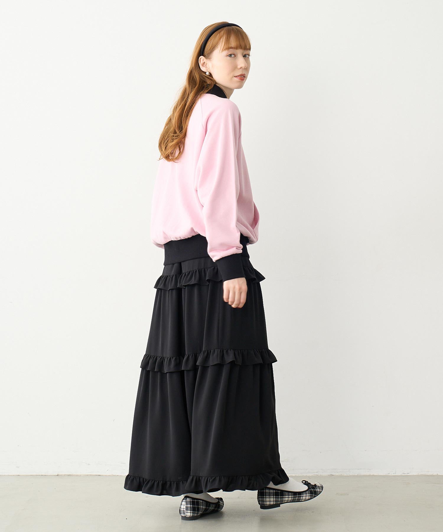 FRILL TIERED SKIRT