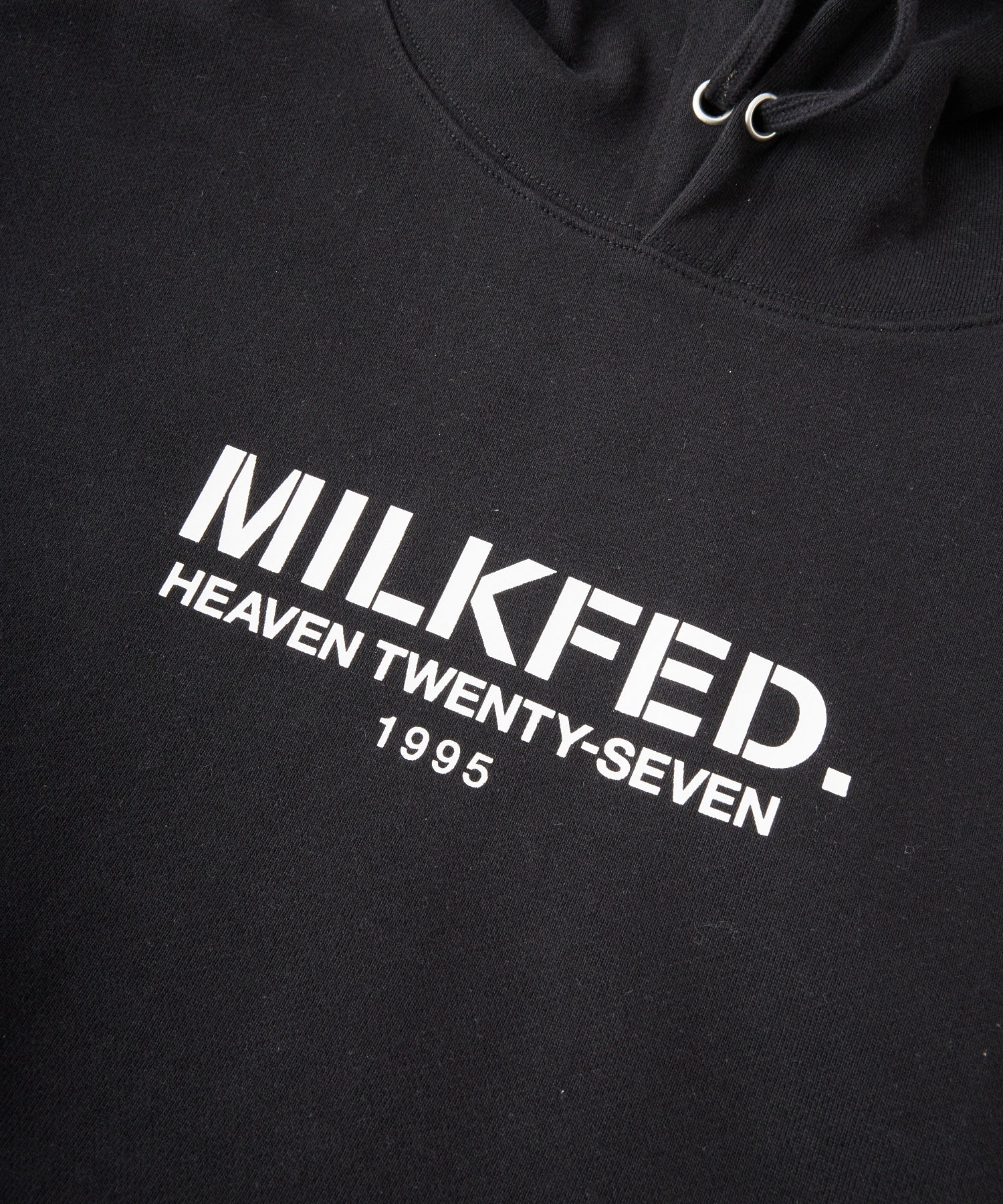 STENCIL LOGO WIDE SWEAT HOODIE