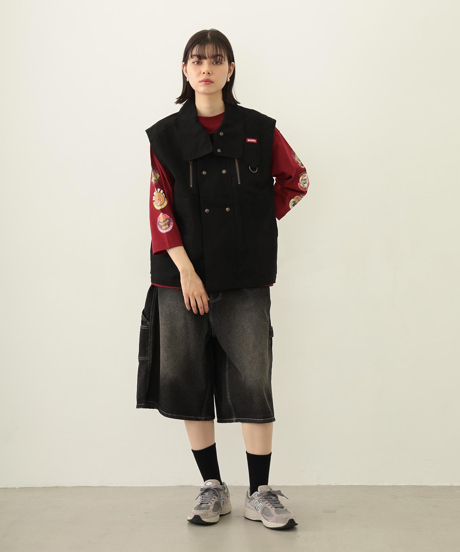 70S LOGO THREE QUARTER SLEEVE TOP