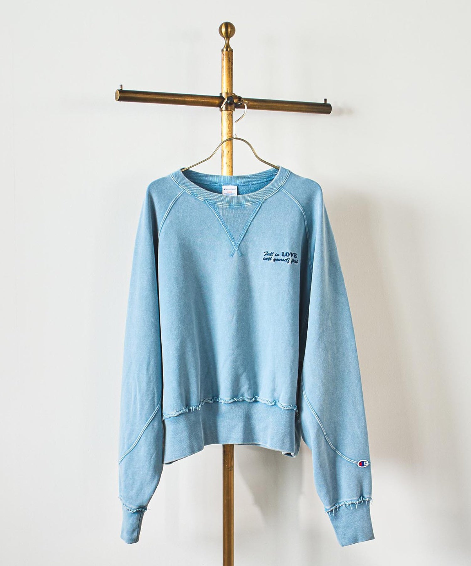 【Champion別注】ROSE BUD×Champion HEAVY WASH SWEAT
