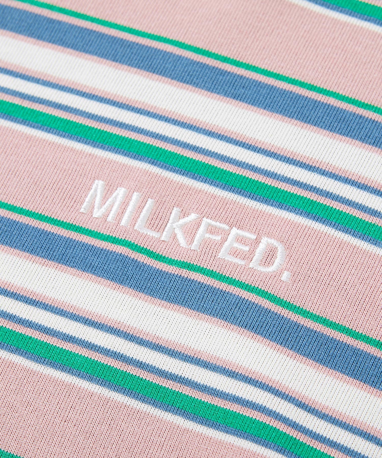 THREE PATTERN STRIPE L/S TOP