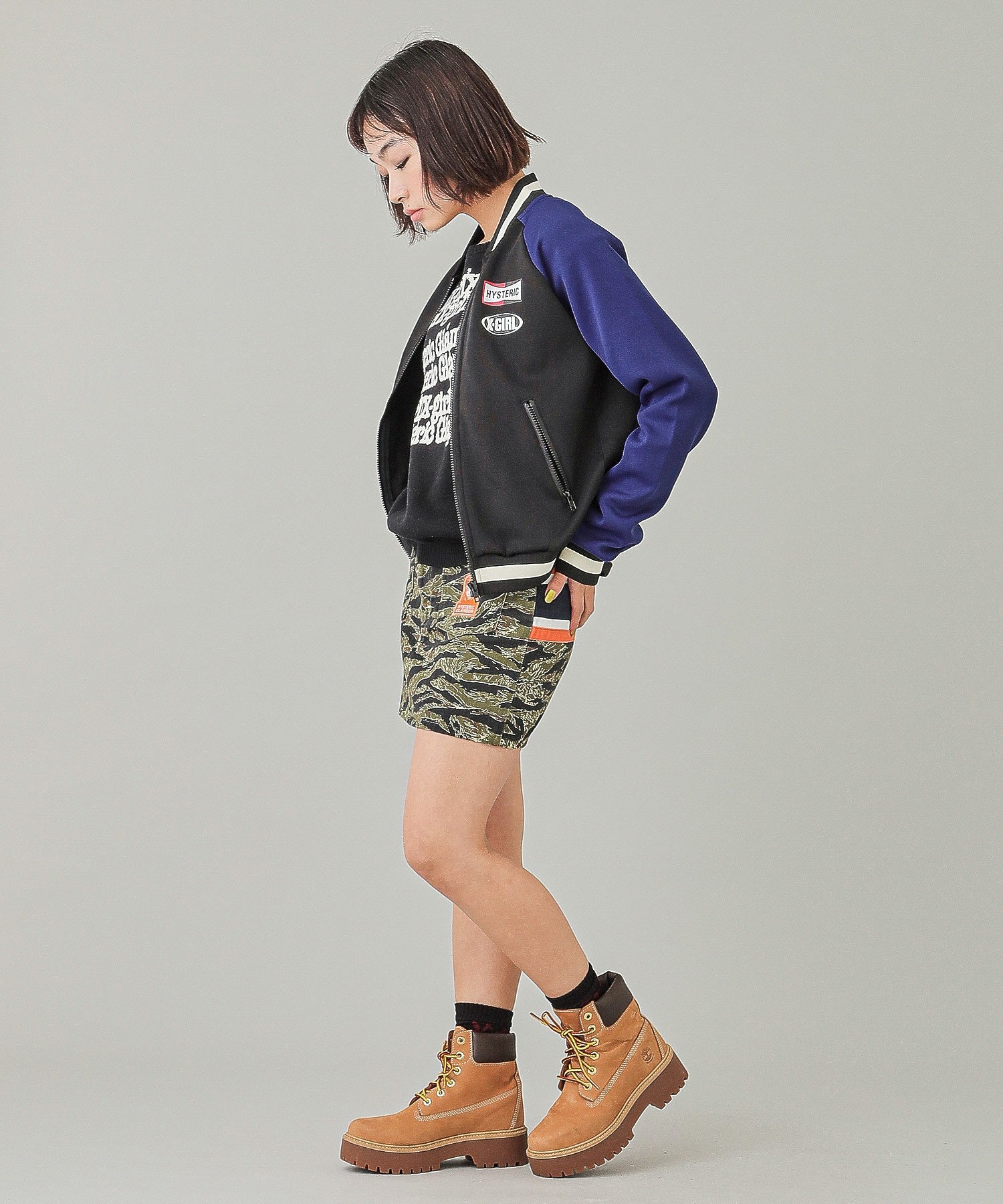 X-girl x HYSTERIC GLAMOUR TRACK JACKET