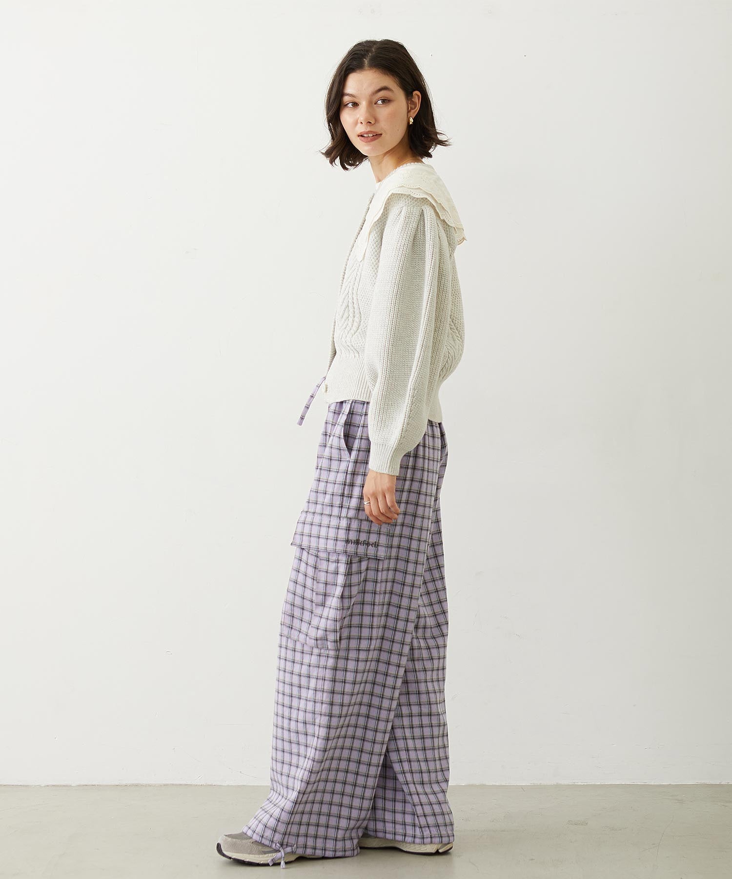 CHECKED CARGO PANTS