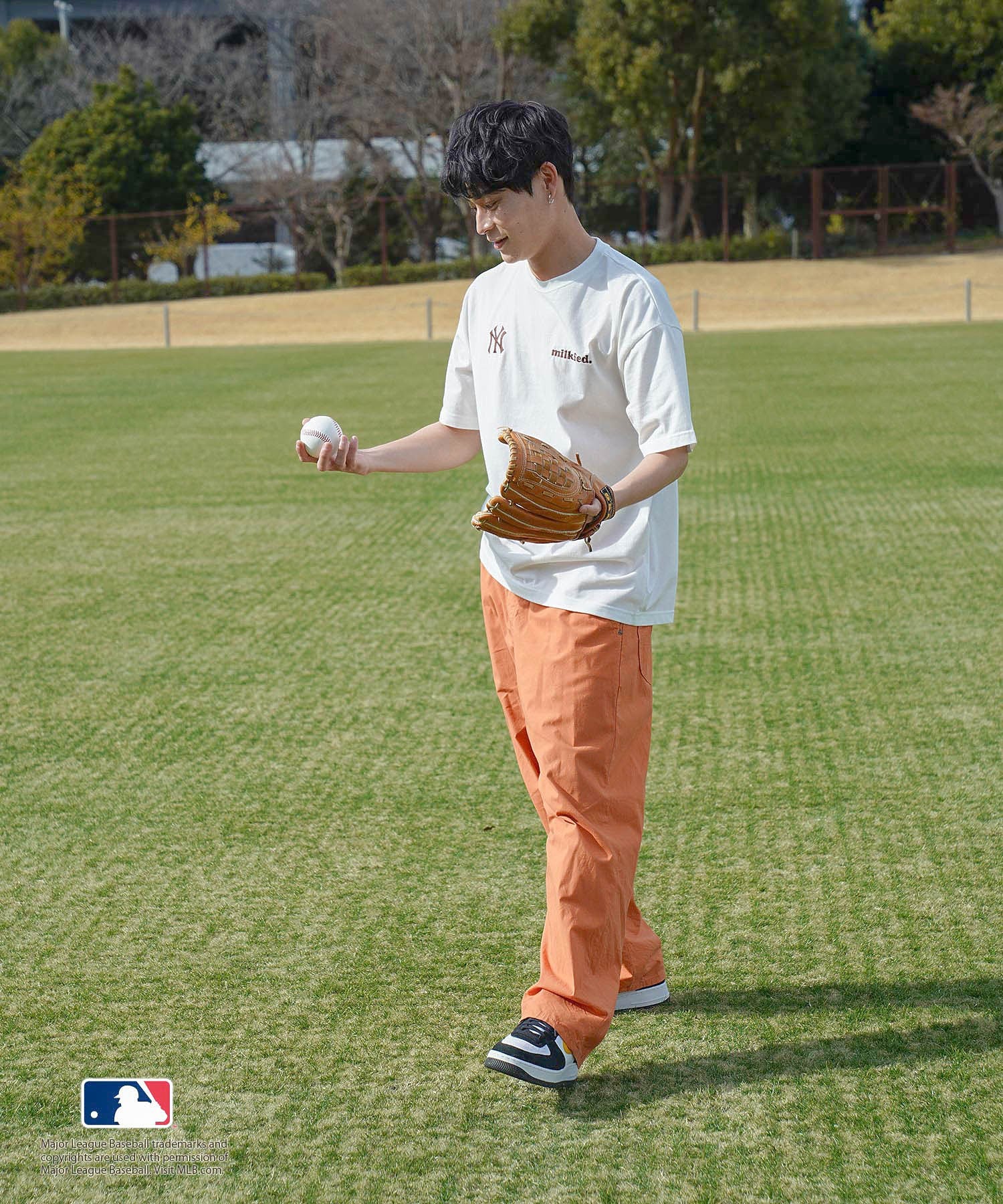 MILKFED. × MLB BIG S/S TOP